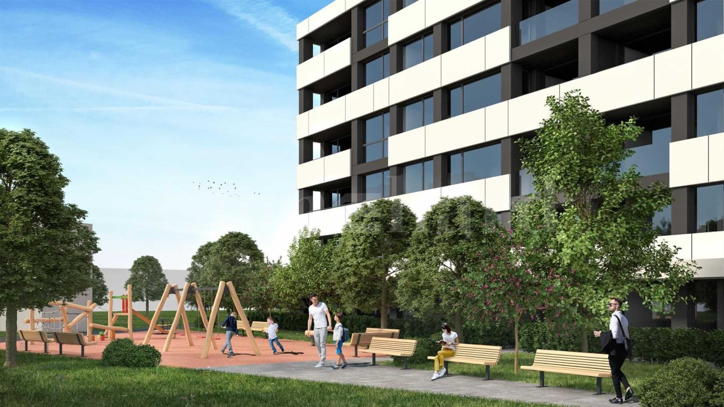 Apartments in a new complex near the Maritsa River in the 