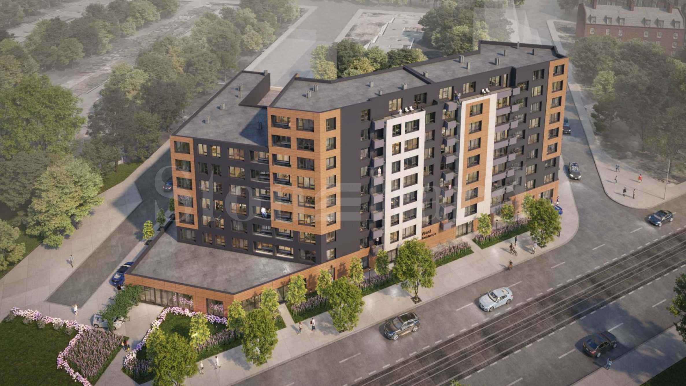 Residential building with a modern look on Stamboliyski Blvd., Sofia1 - Stonehard