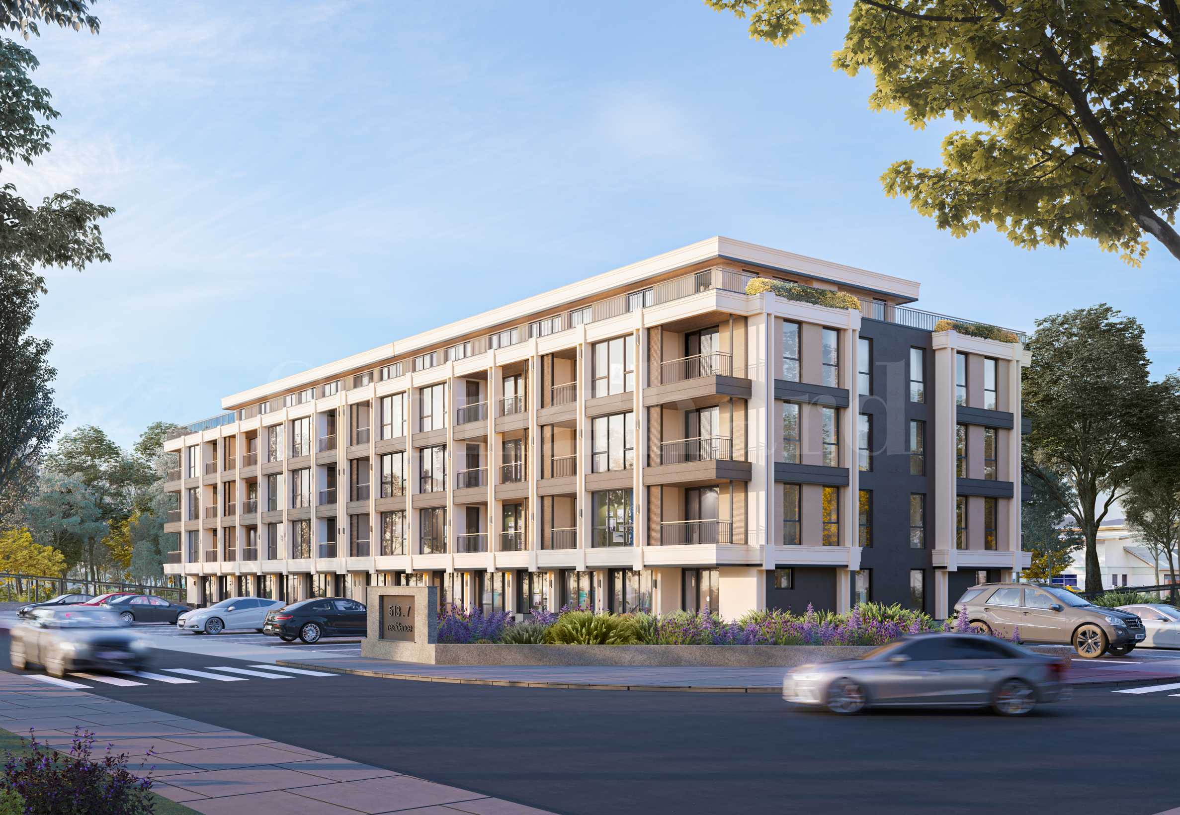 A new complex of apartments in Park 