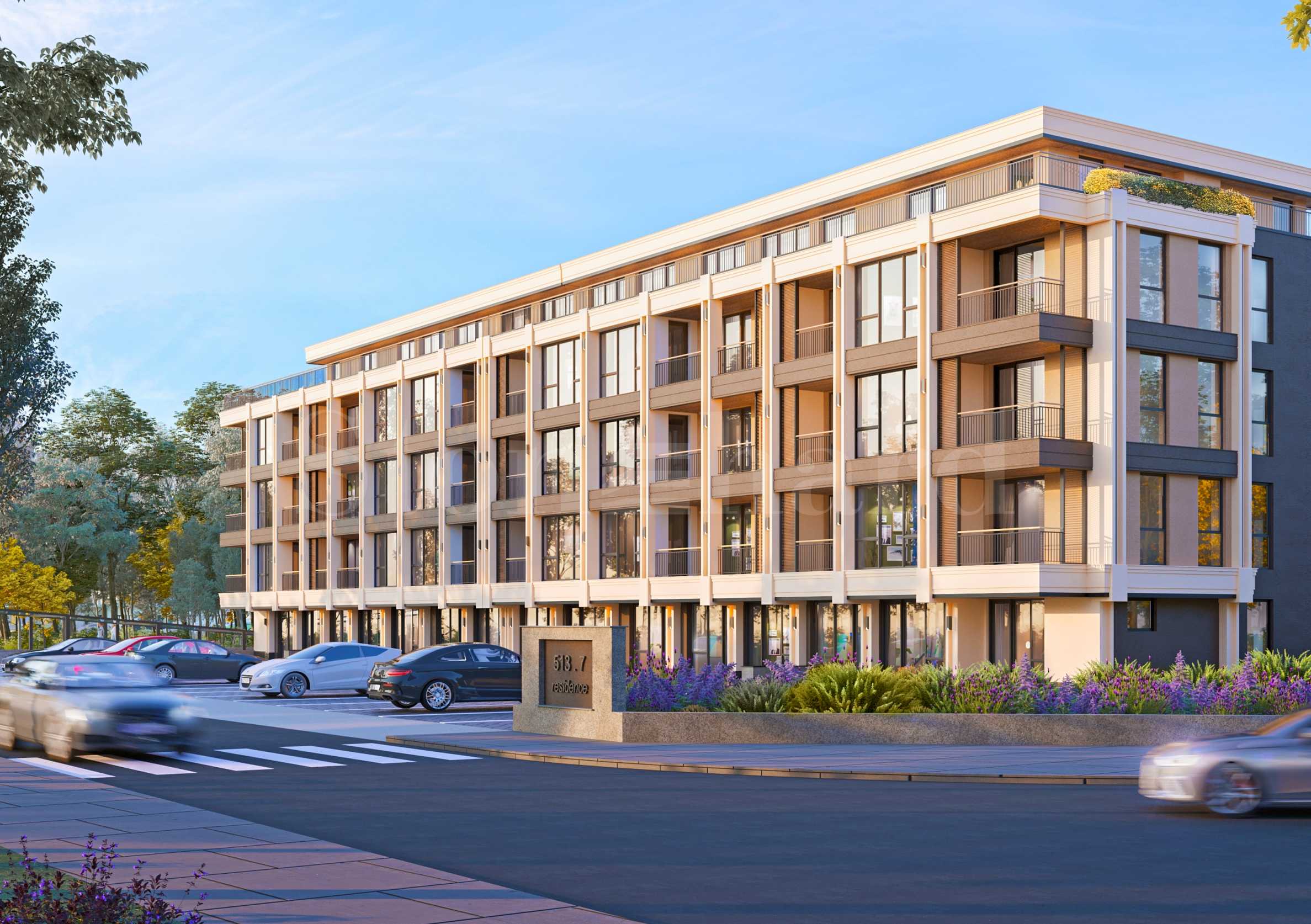 A new complex of apartments in Park 