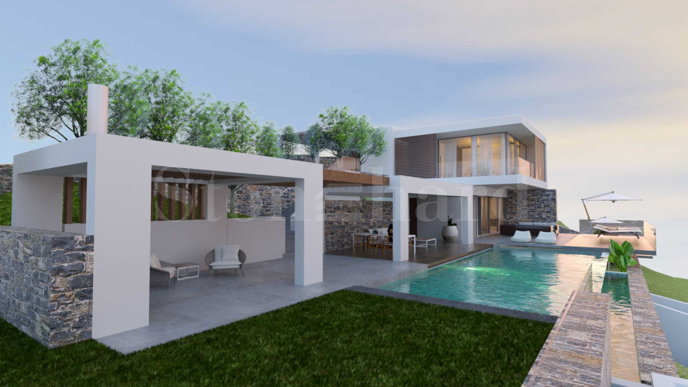 Luxury villas newly built, 1st line to the sea on the island of Crete1 - Stonehard