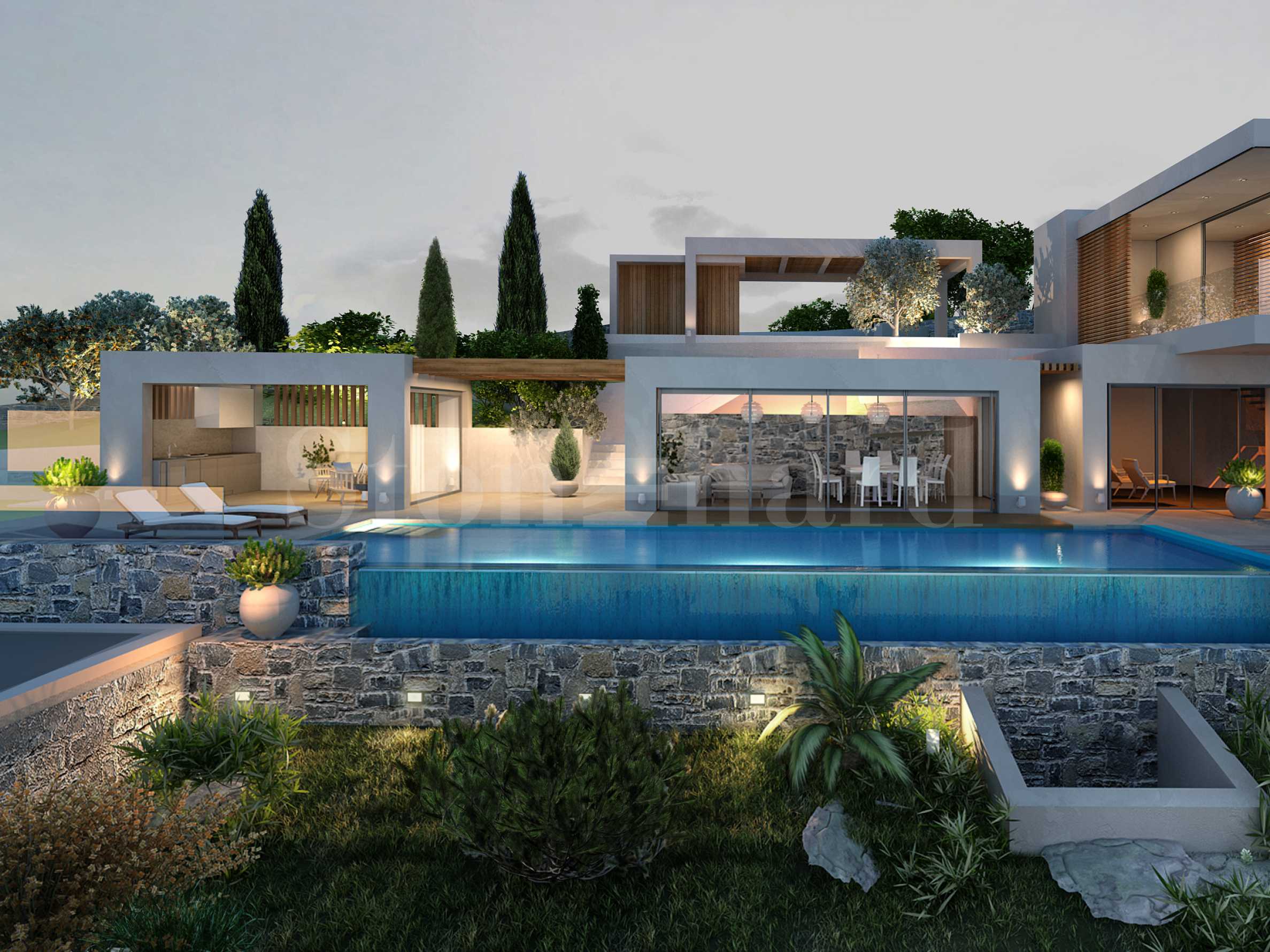 Luxury villas newly built, 1st line to the sea on the island of Crete2 - Stonehard