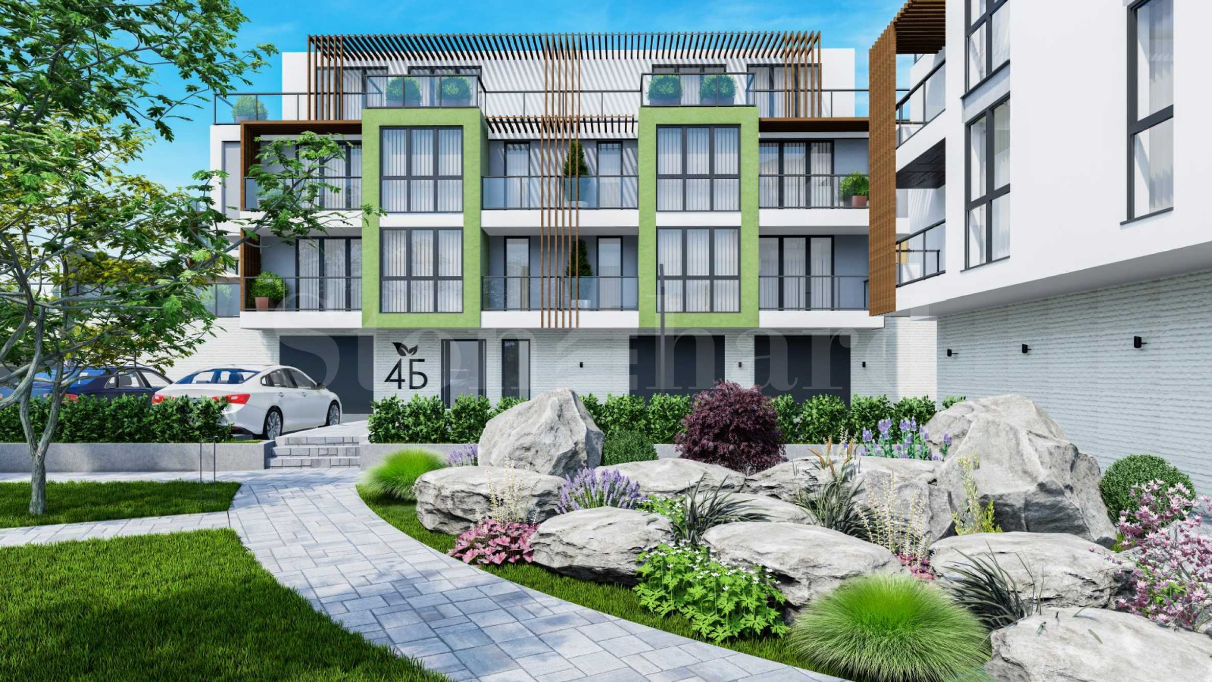 Apartments in Building #4, in a first-rate complex with a park1 - Stonehard