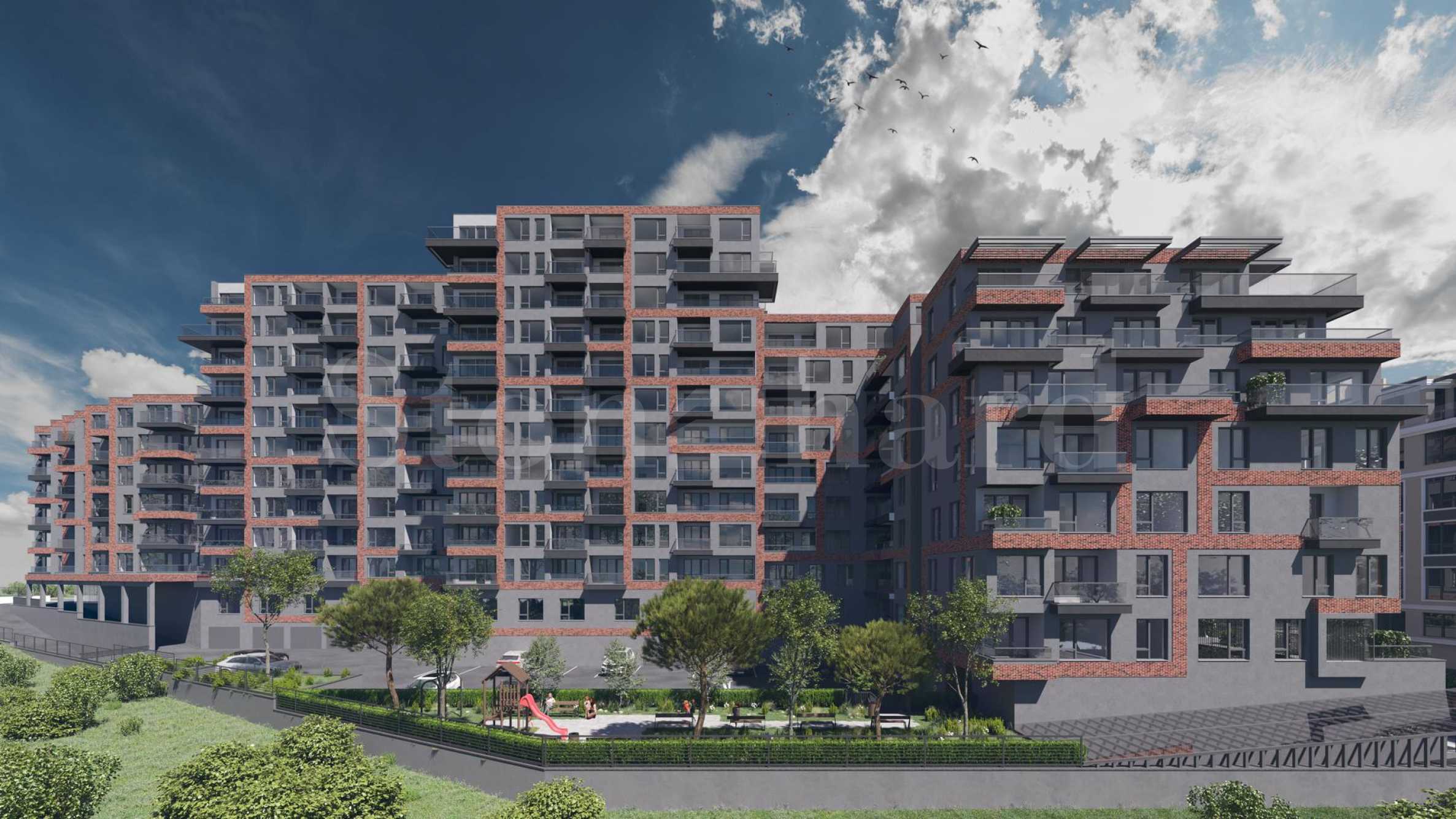 Apartments in a new complex of five buildings with a park in the wide center1 - Stonehard