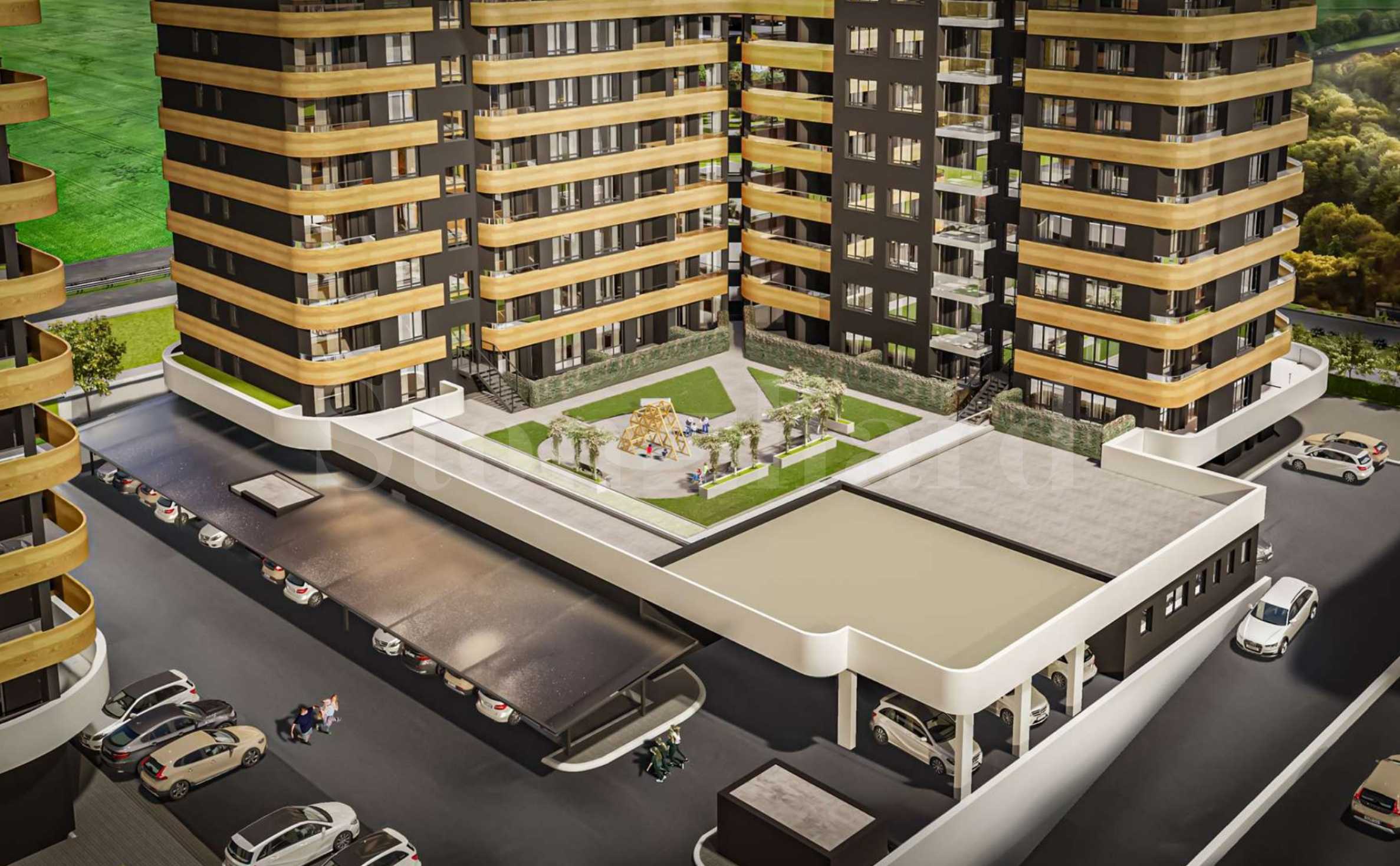 Apartments in a modern building in a newly developing area in Burgas 2 - Stonehard