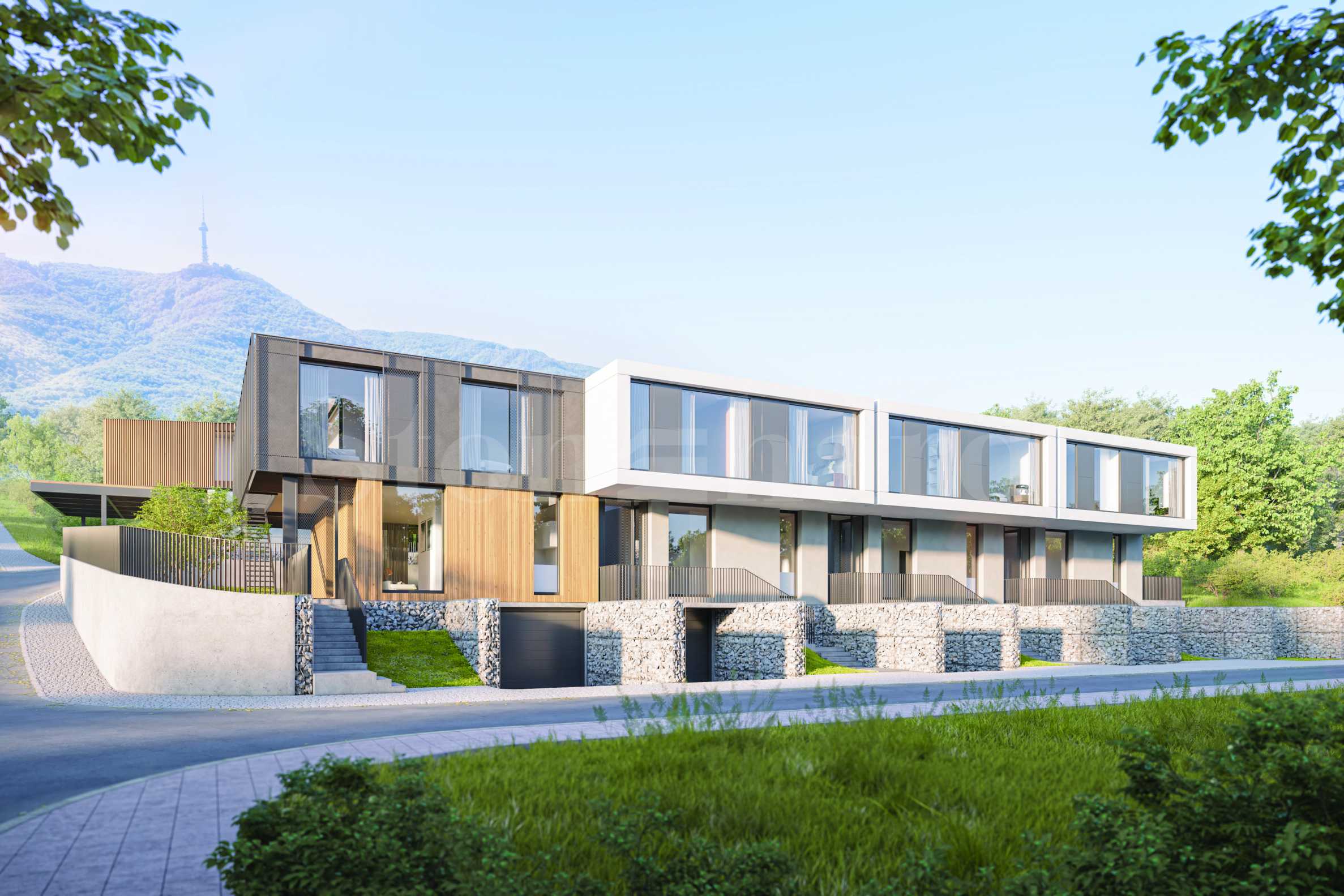 Terraced houses with own yards in a new complex at the foot of Vitosha Mountain2 - Stonehard