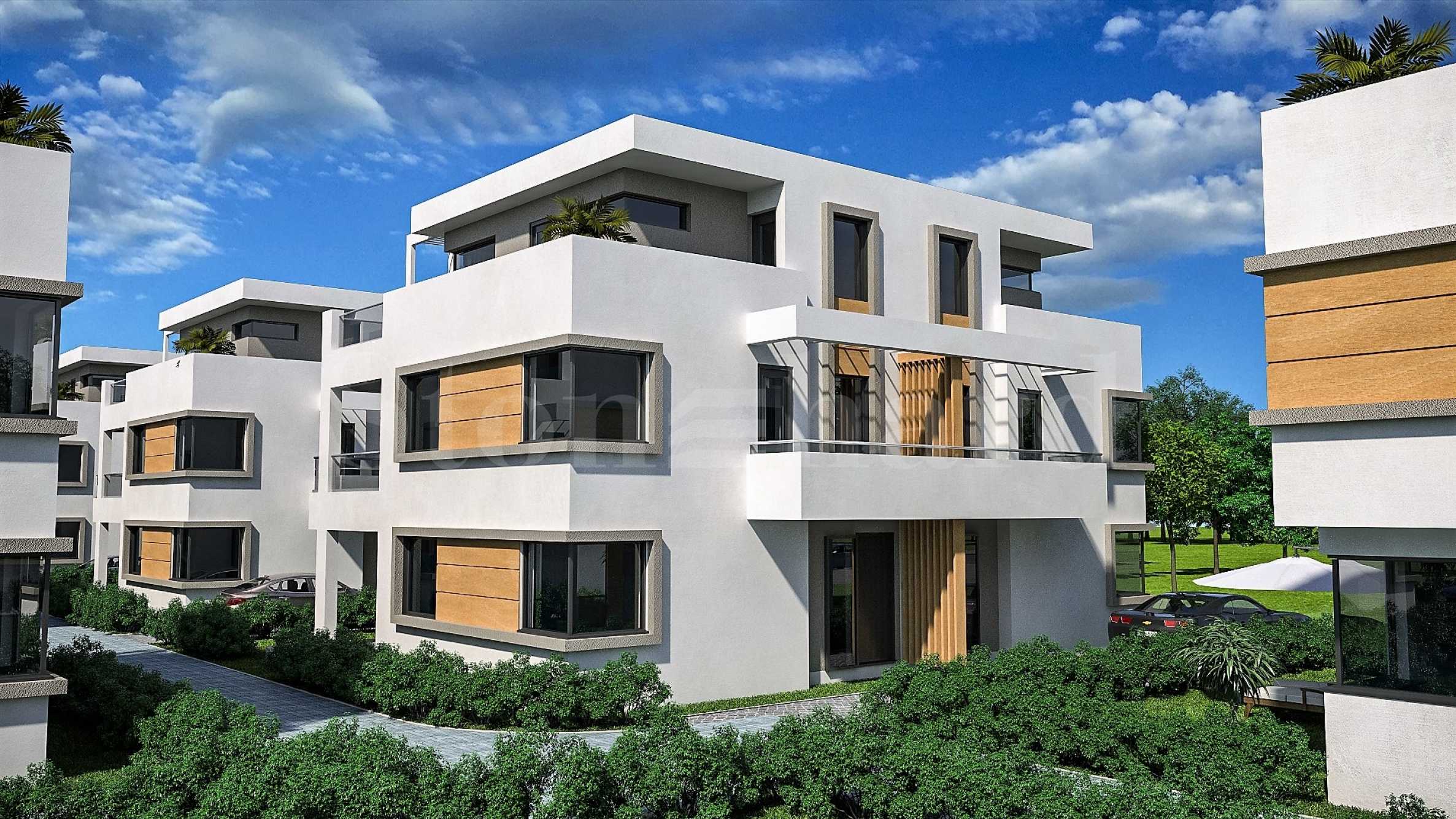 Modern houses in the seaside district of Sarafovo, Burgas2 - Stonehard