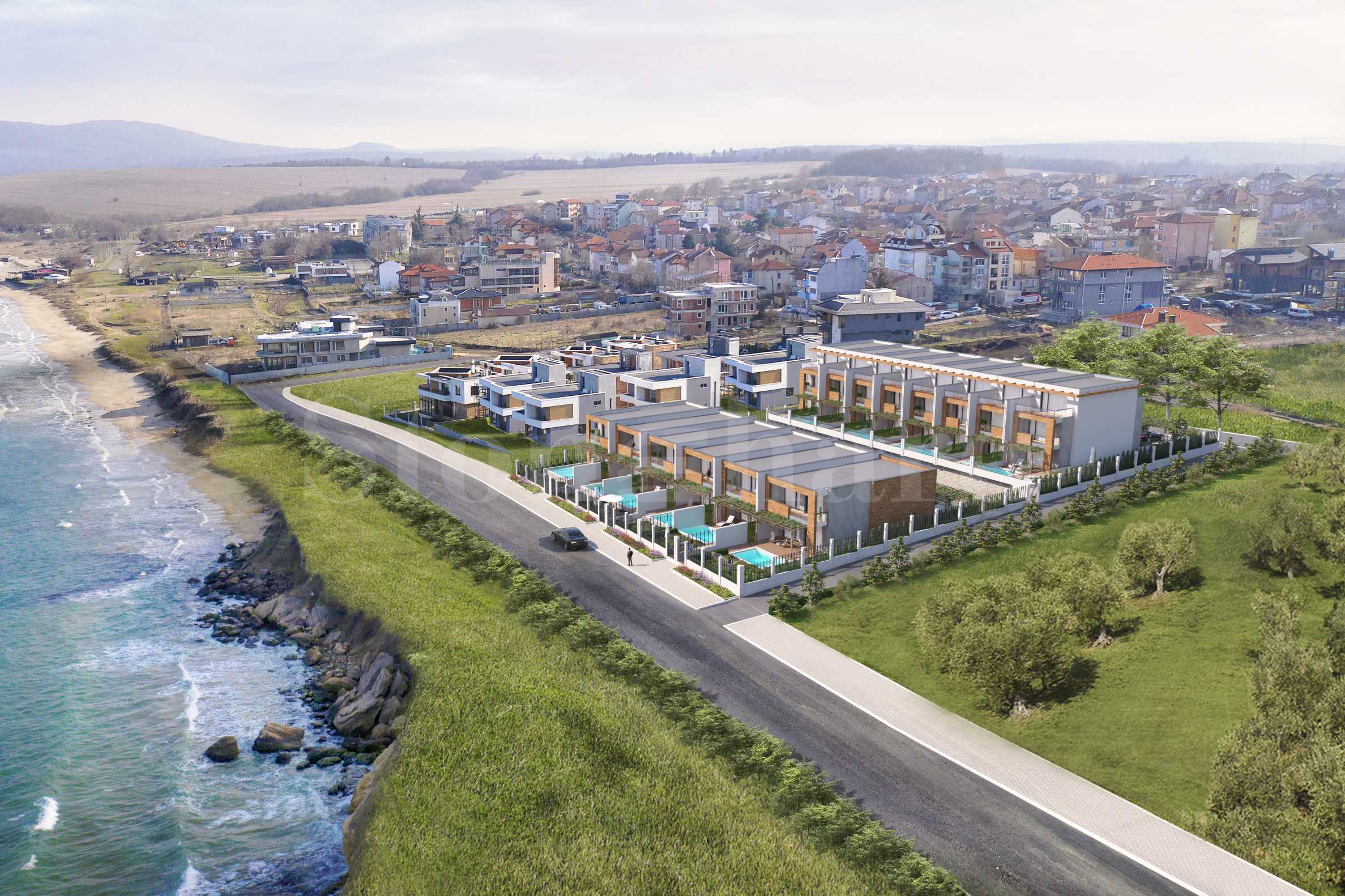 Modern waterfront houses with pools in Kraimorie1 - Stonehard