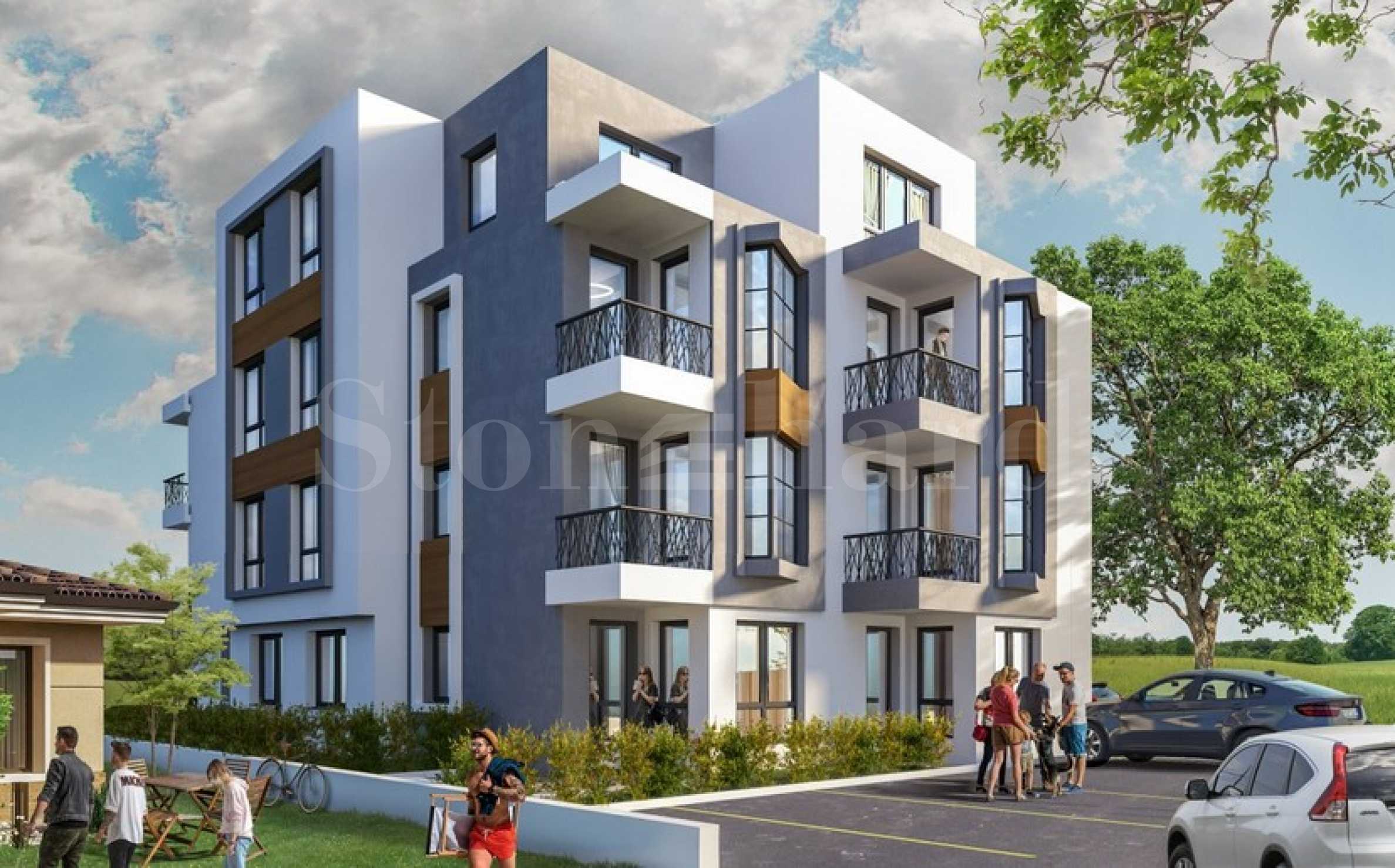 Apartments meters from the central beach in "Kraimorie" quarter, Burgas1 - Stonehard