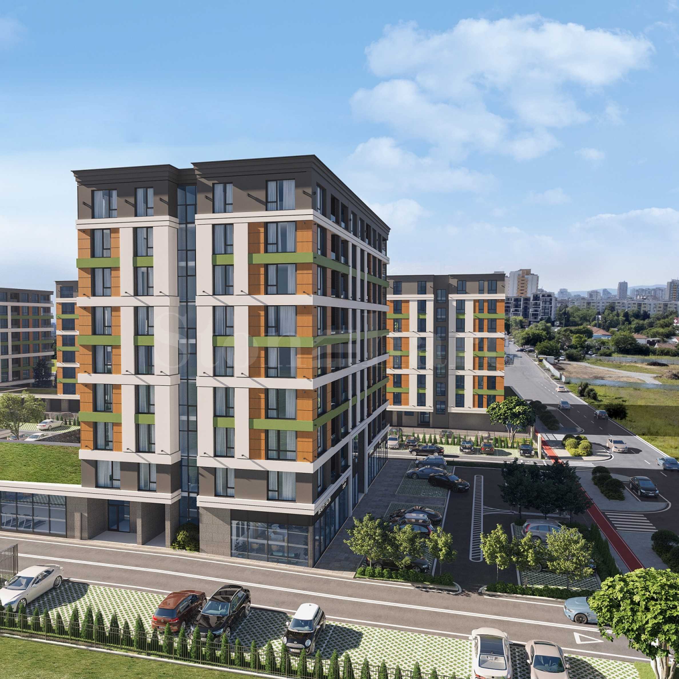 Apartments in a new building of the modern complex next to the Mall Plaza in Burgas 1 - Stonehard