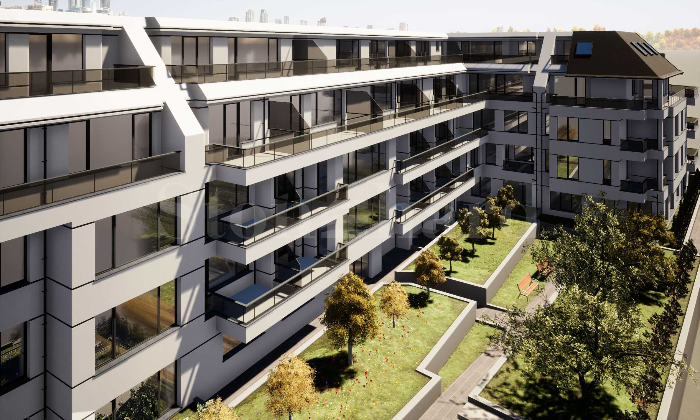 Apartments in a new residential complex next to Paradise Center 1 - Stonehard