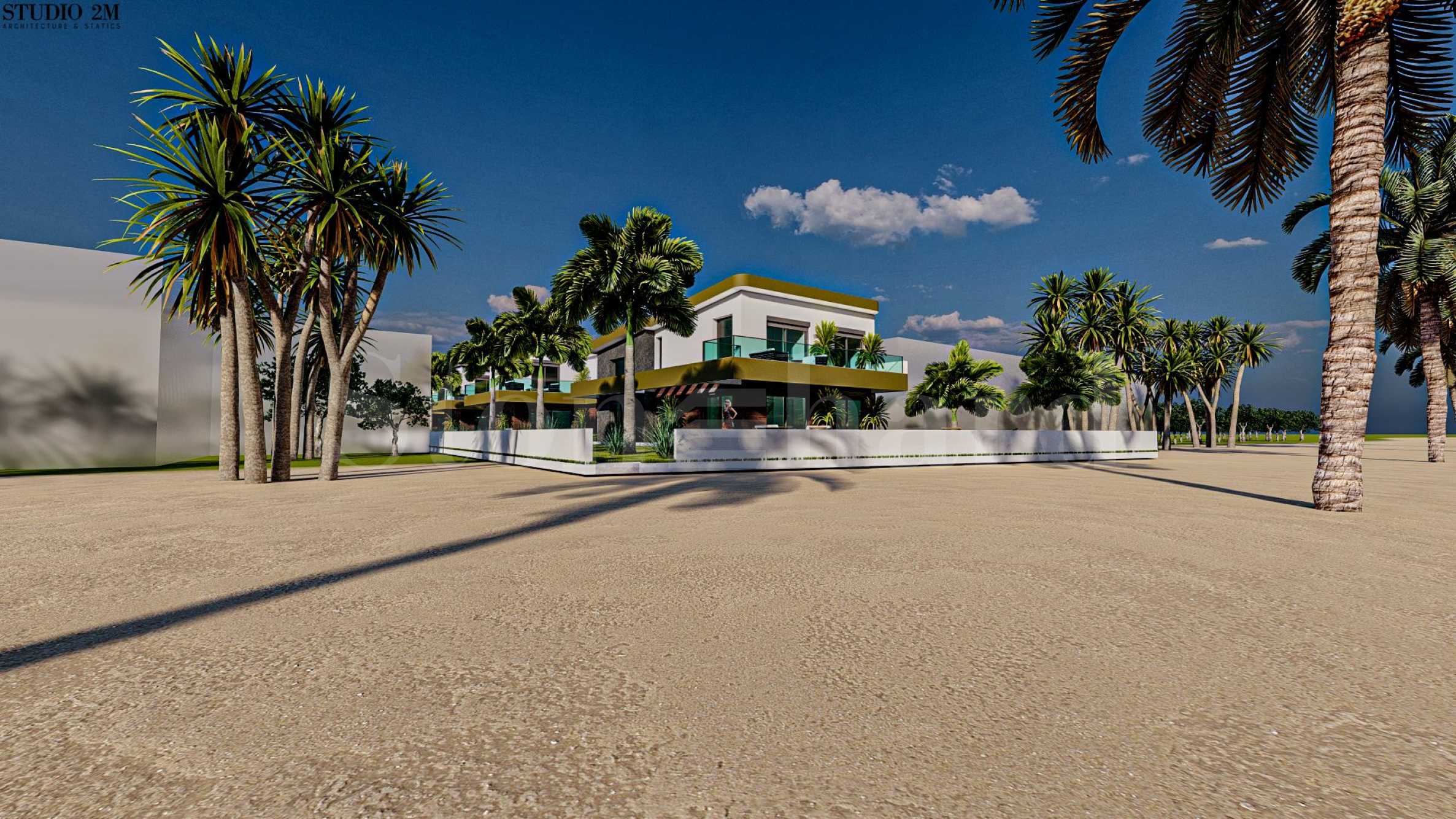 Spacious houses with 3 or 4 bedrooms and an outdoor pool on the first line of the sea 1 - Stonehard