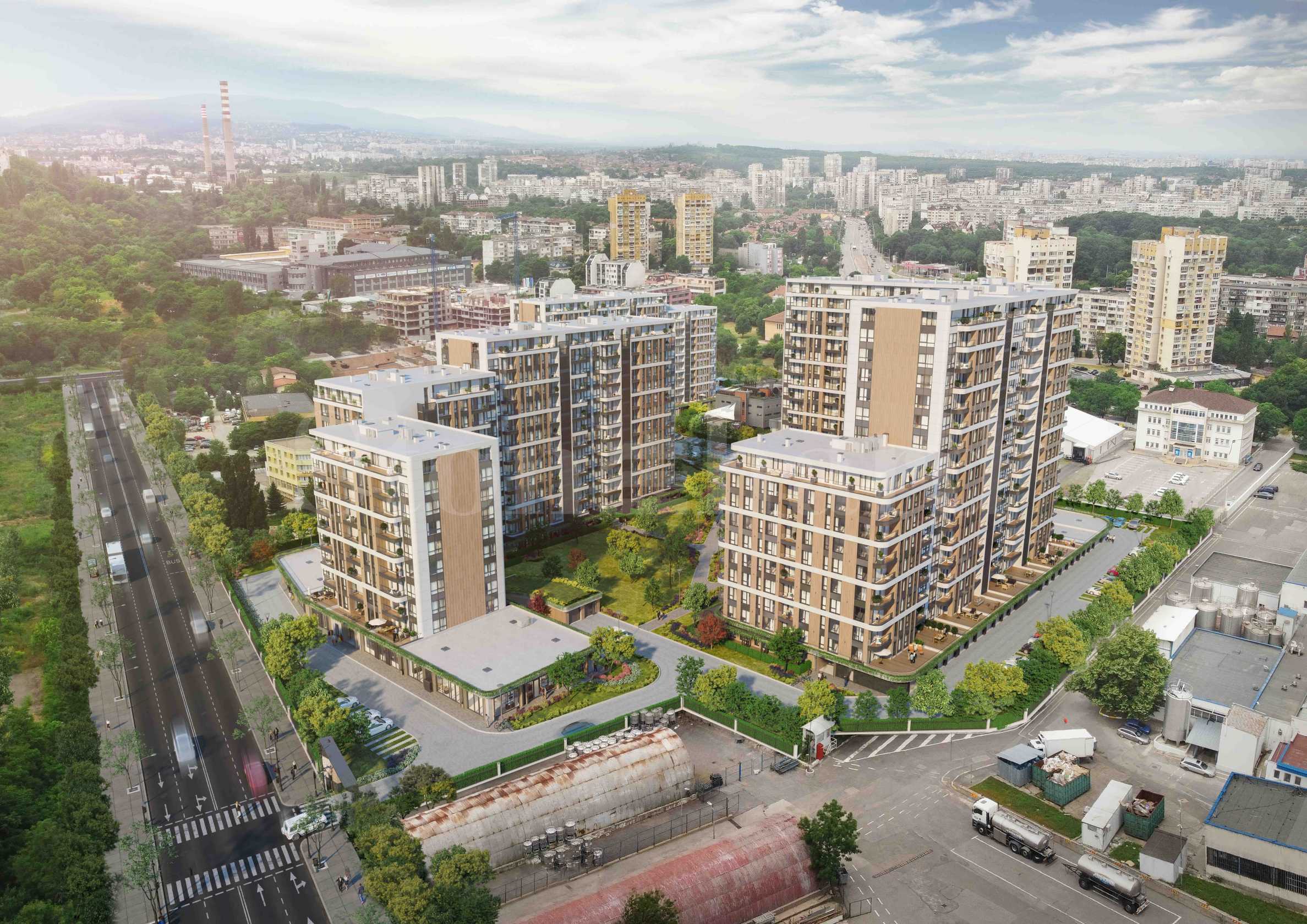 Residential complex with different types of apartments next to Vazrazhdane Park2 - Stonehard