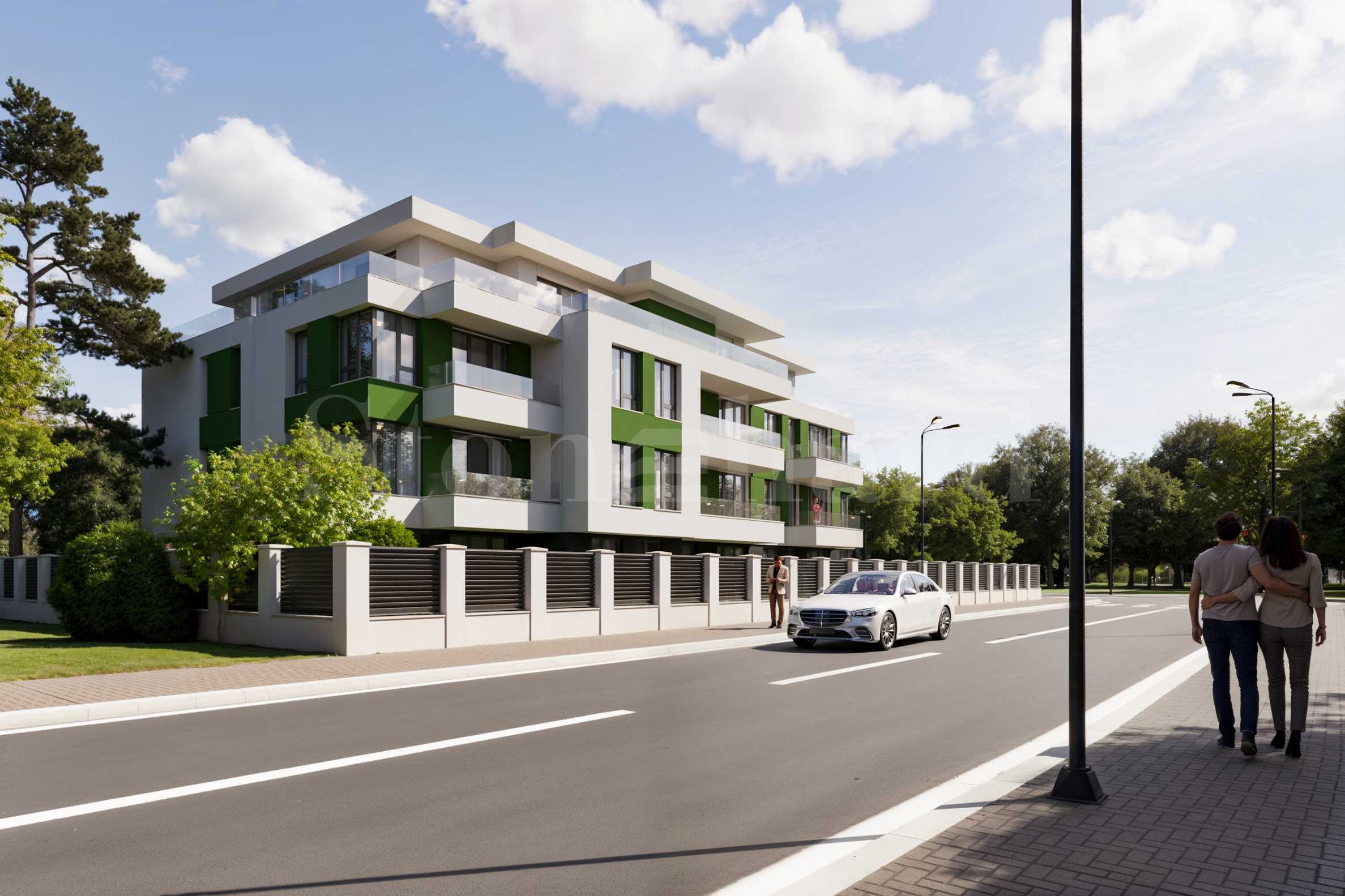 Apartments in a new small boutique building in the district 