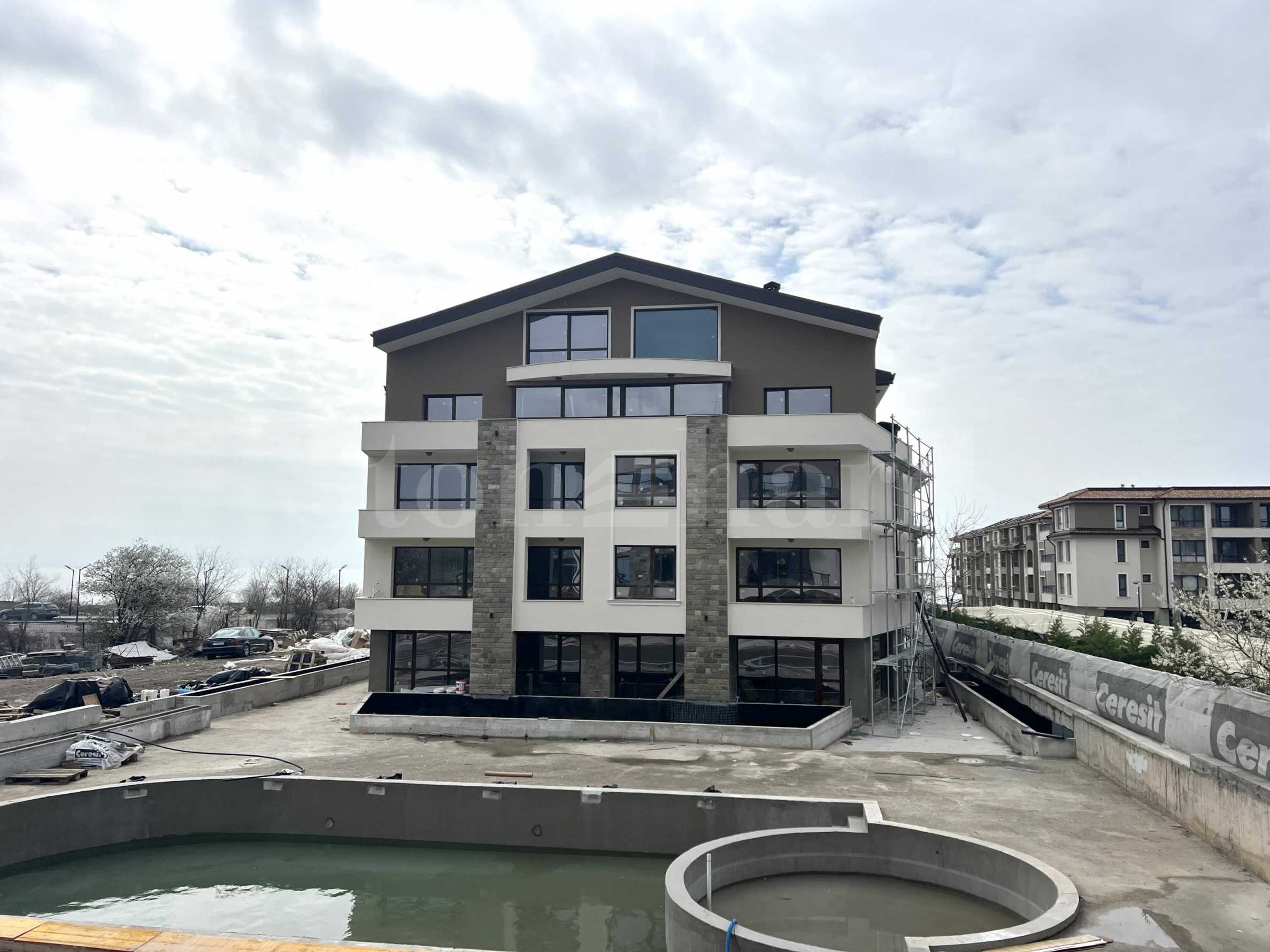 Apartments in a new complex in the 
