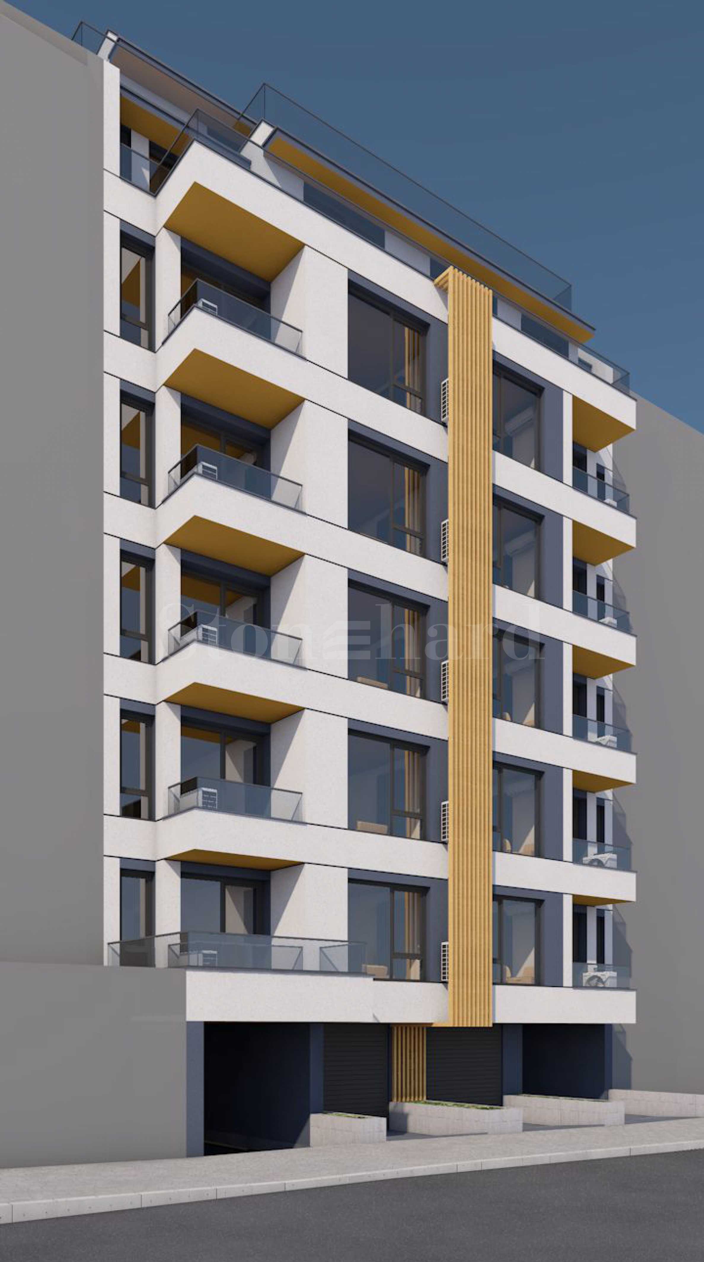 A newly constructed building with different types of apartments in the district. The nursery1 - Stonehard