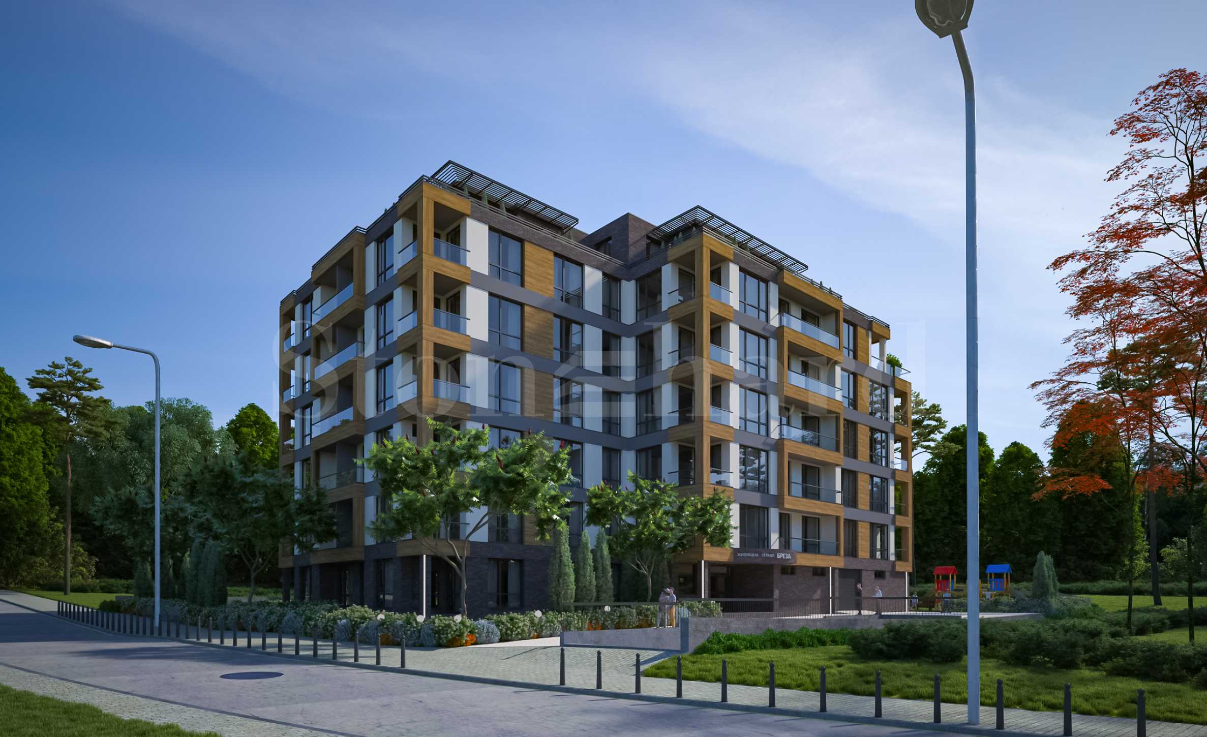 Various types of apartments in a new building in the district. Princely2 - Stonehard