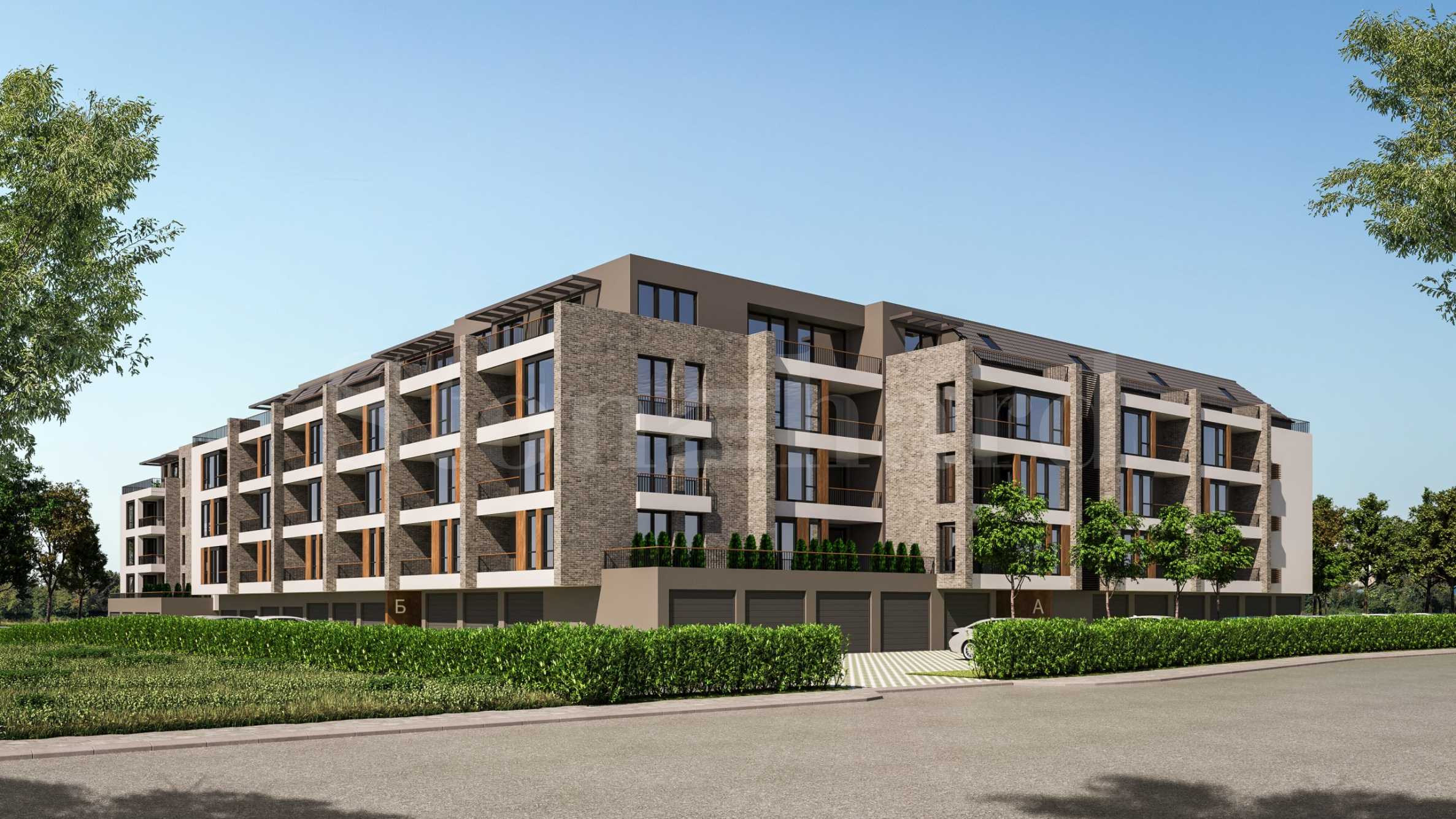 Newly built apartments 250 meters from the beach in the 