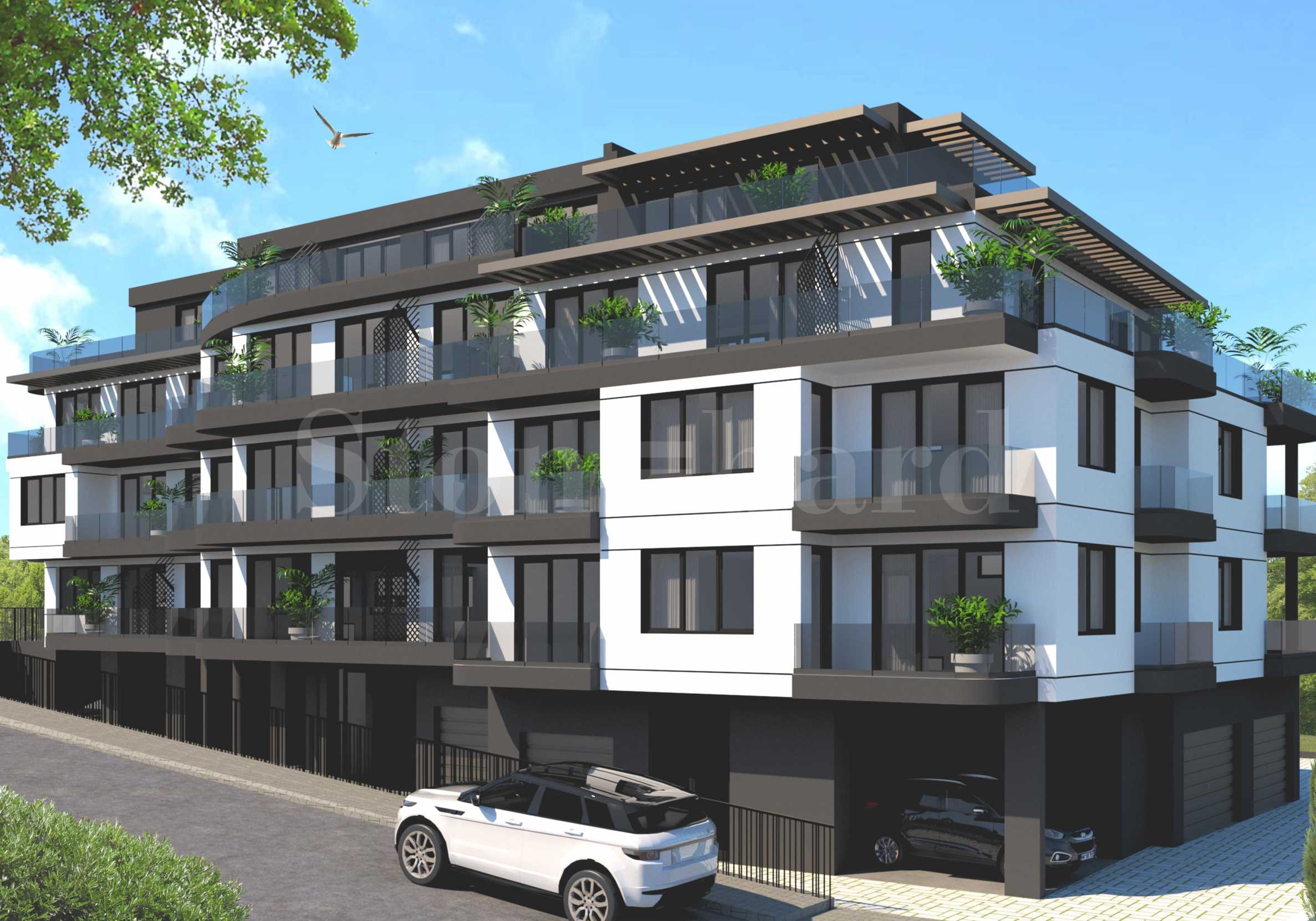 Apartments in a modern building 50 m from the Central beach1 - Stonehard