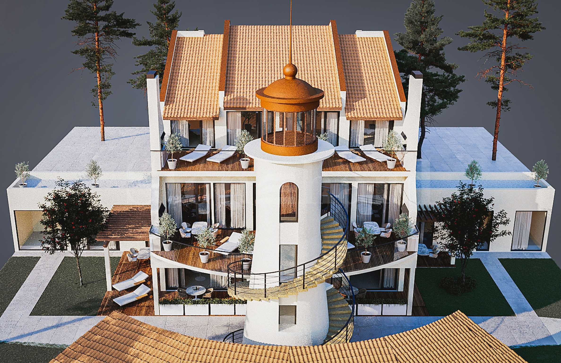 Apartments in a boutique complex with a pool next to the beach in Sveti Vlas1 - Stonehard