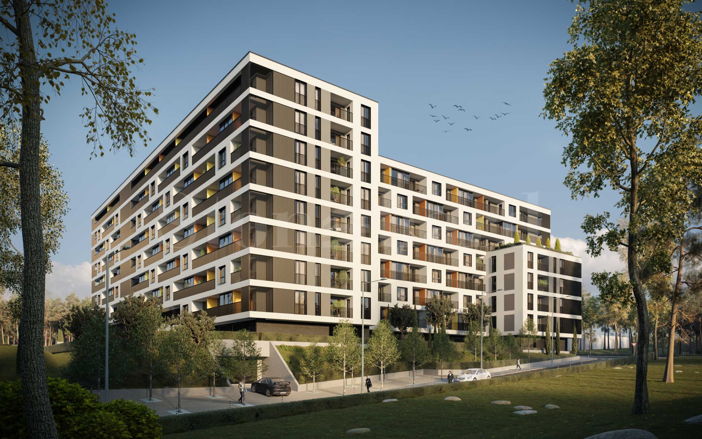 Apartments in a newly built building in a residential complex next to the NBU2 - Stonehard