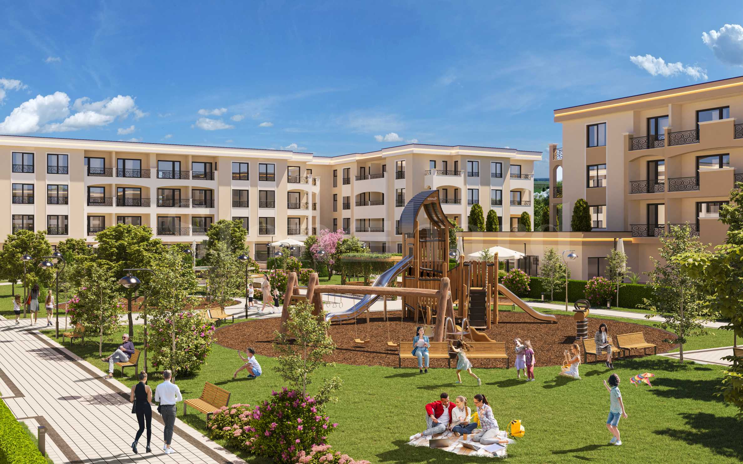 Apartments in a new gated complex next to the Maritsa River in Plovdiv1 - Stonehard