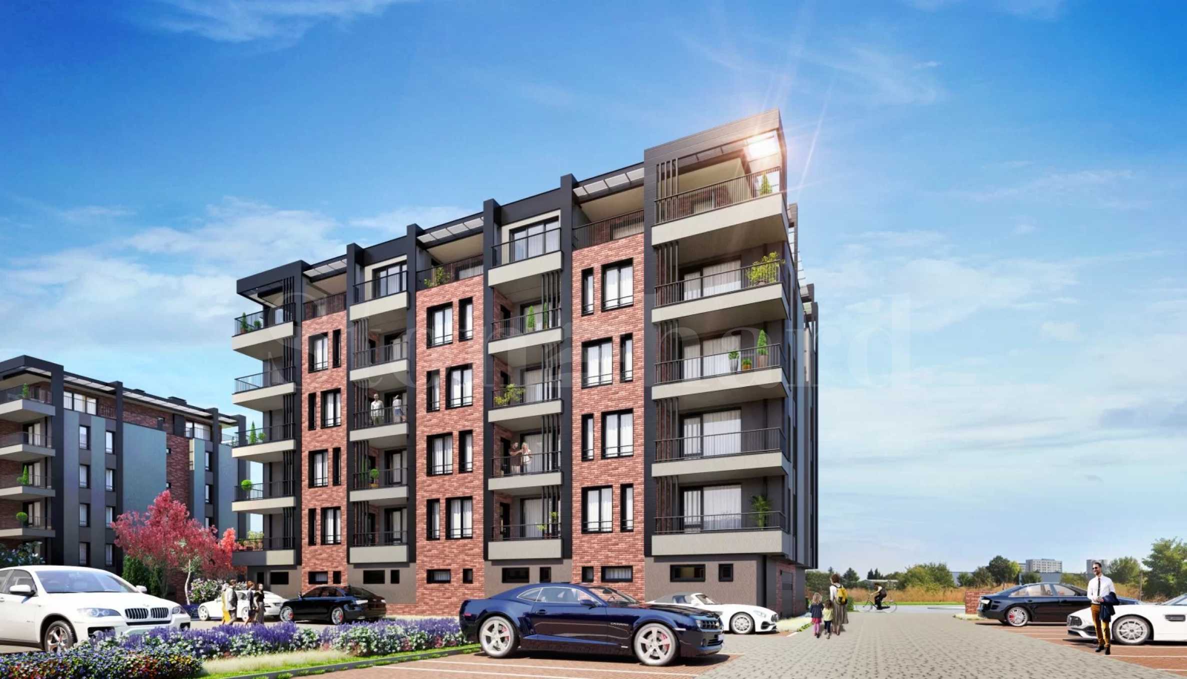 Apartments in a new complex with a richly landscaped area in Burgas  1 - Stonehard