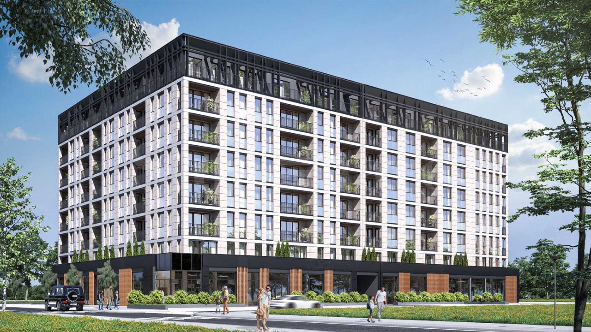 Apartments in a new complex with a perfect location in the 