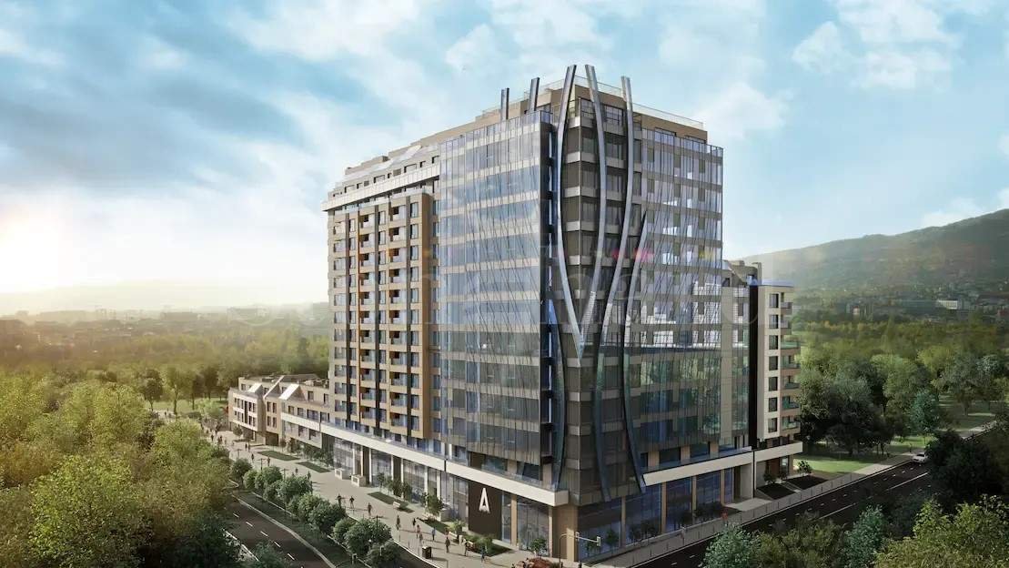 Apartments in a modern complex of 7 buildings next to Paradise Center 2 - Stonehard