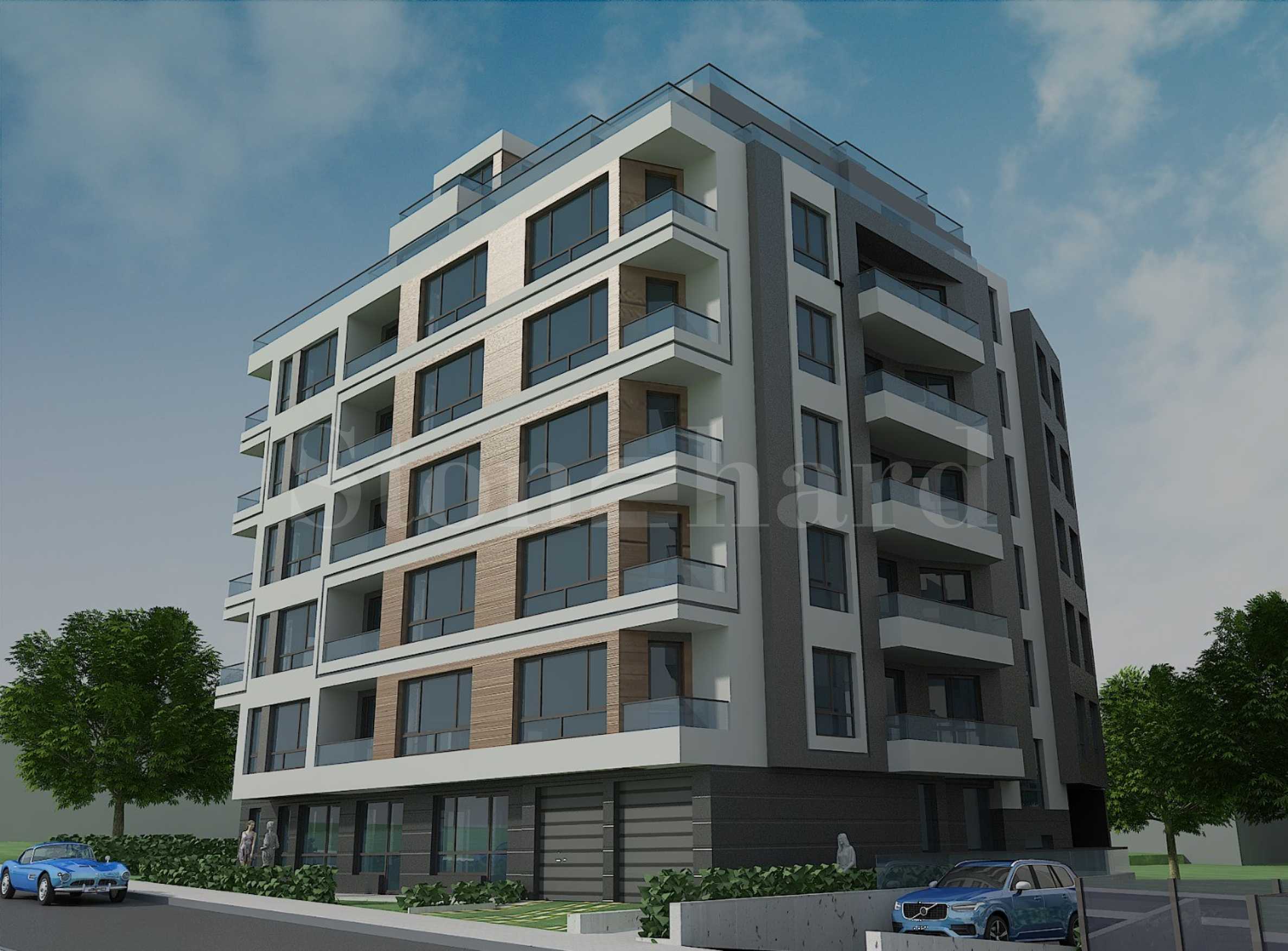 Apartments in a new building in the 