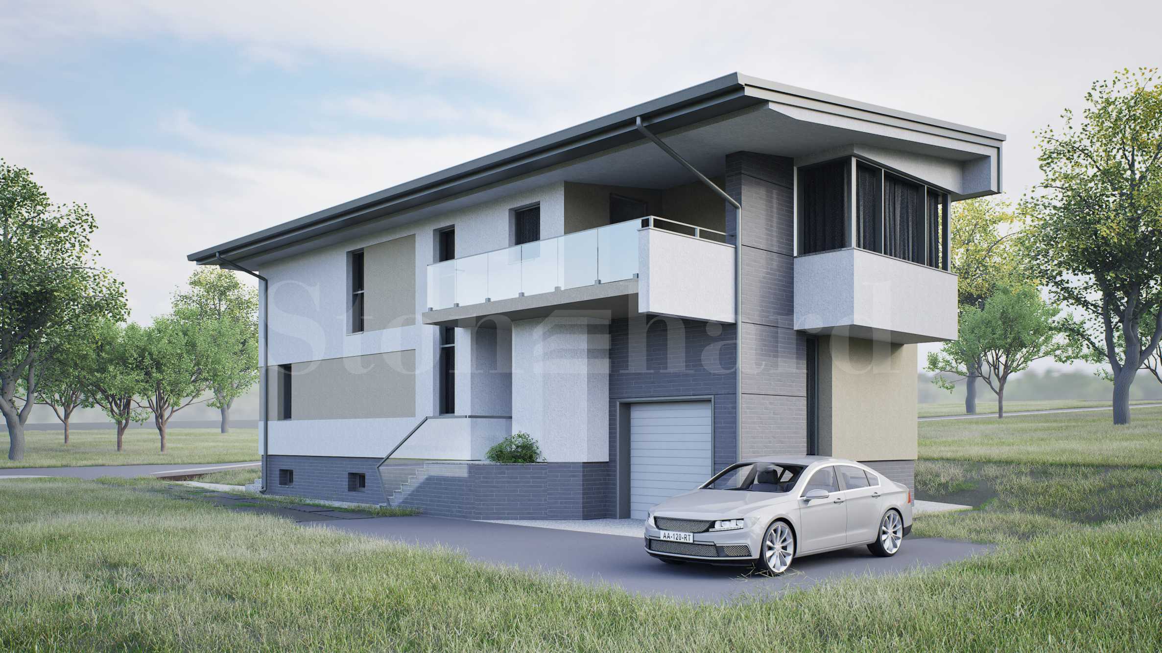 New houses with panoramic views of Plovdiv and the Rhodope Mountains in Belashtitsa1 - Stonehard