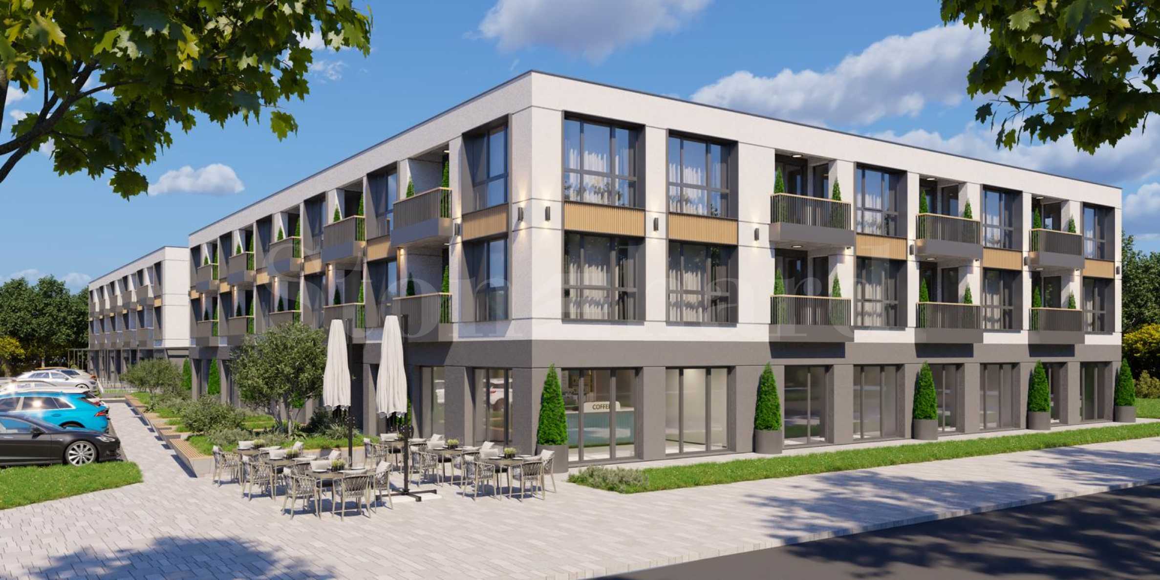 Apartments in an innovative complex in the 