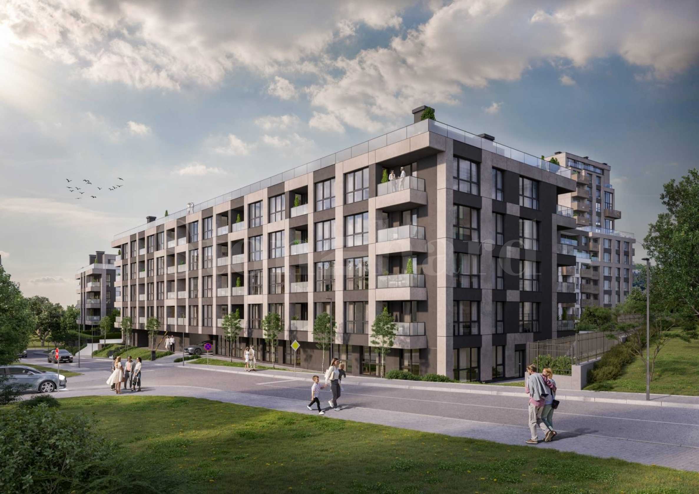 Second stage of construction of a gated residential complex in Krastova vada district1 - Stonehard