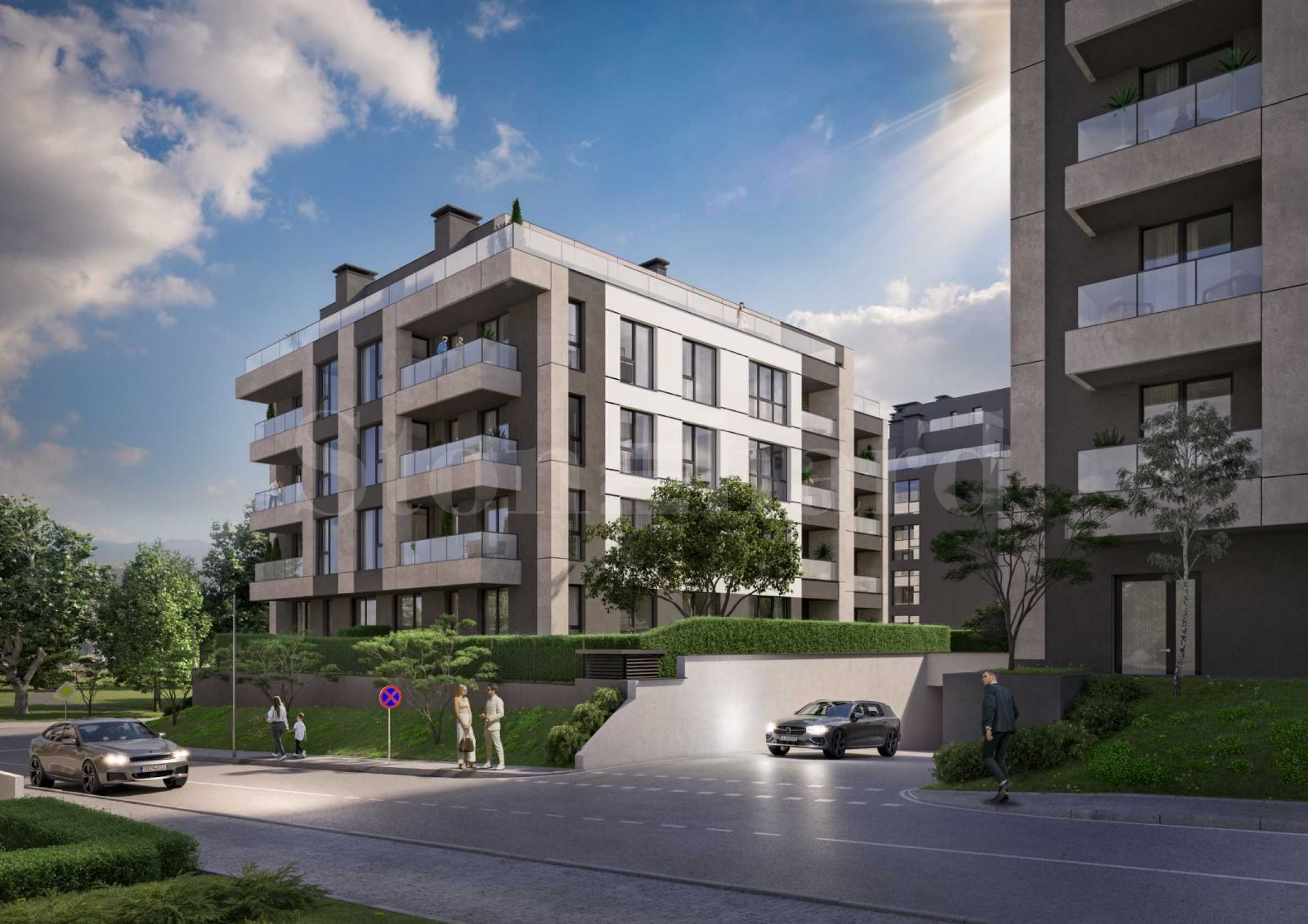 Second stage of construction of a gated residential complex in Krastova vada district2 - Stonehard