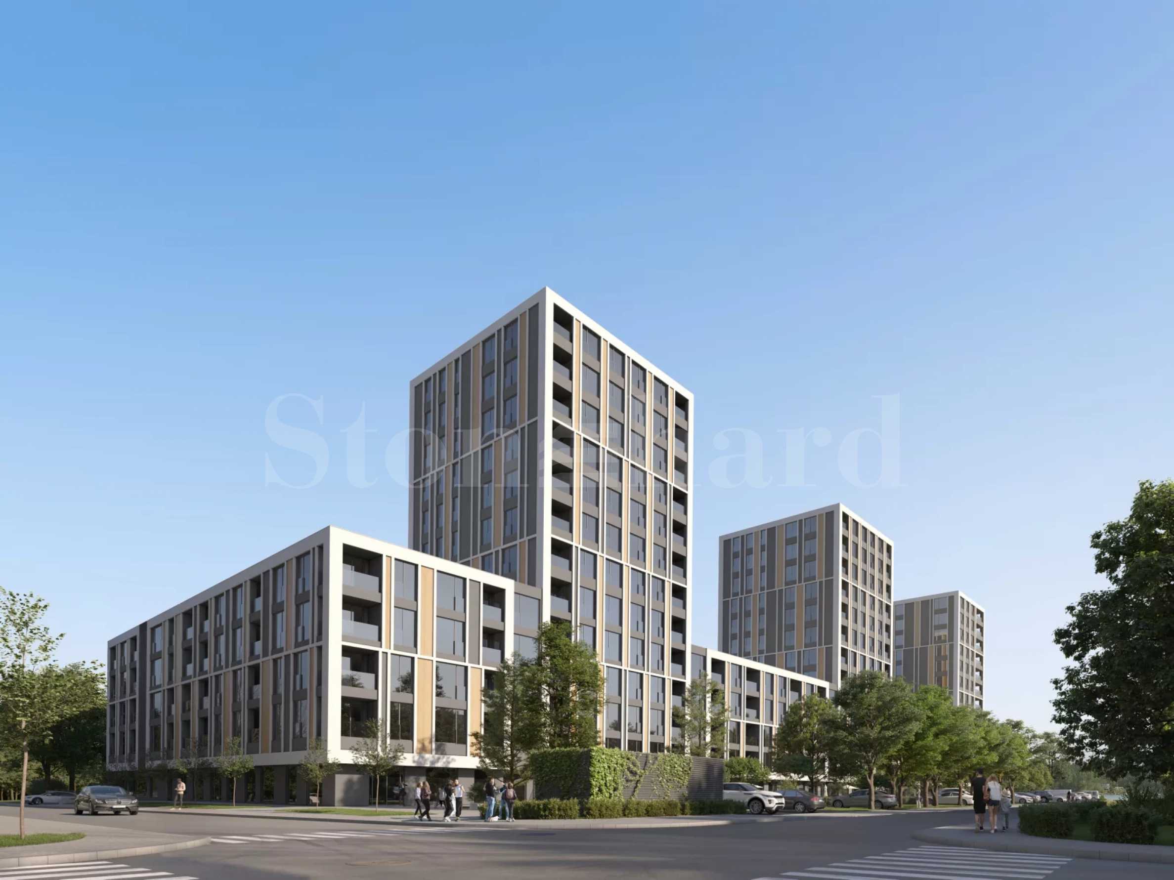 New construction apartments on the seaside in the 