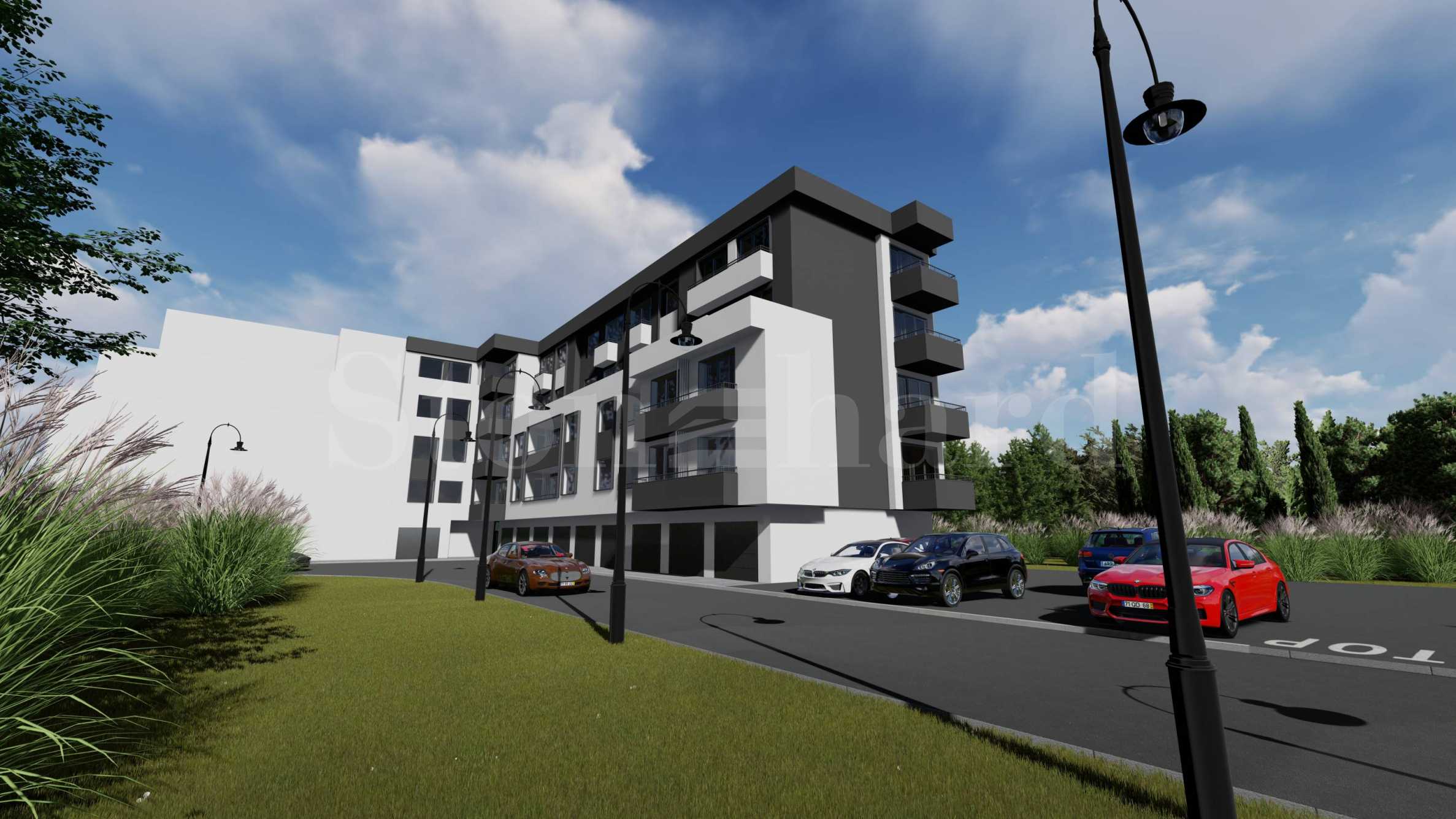 Apartments in a new building 600 m from the beach in Pomorie 2 - Stonehard