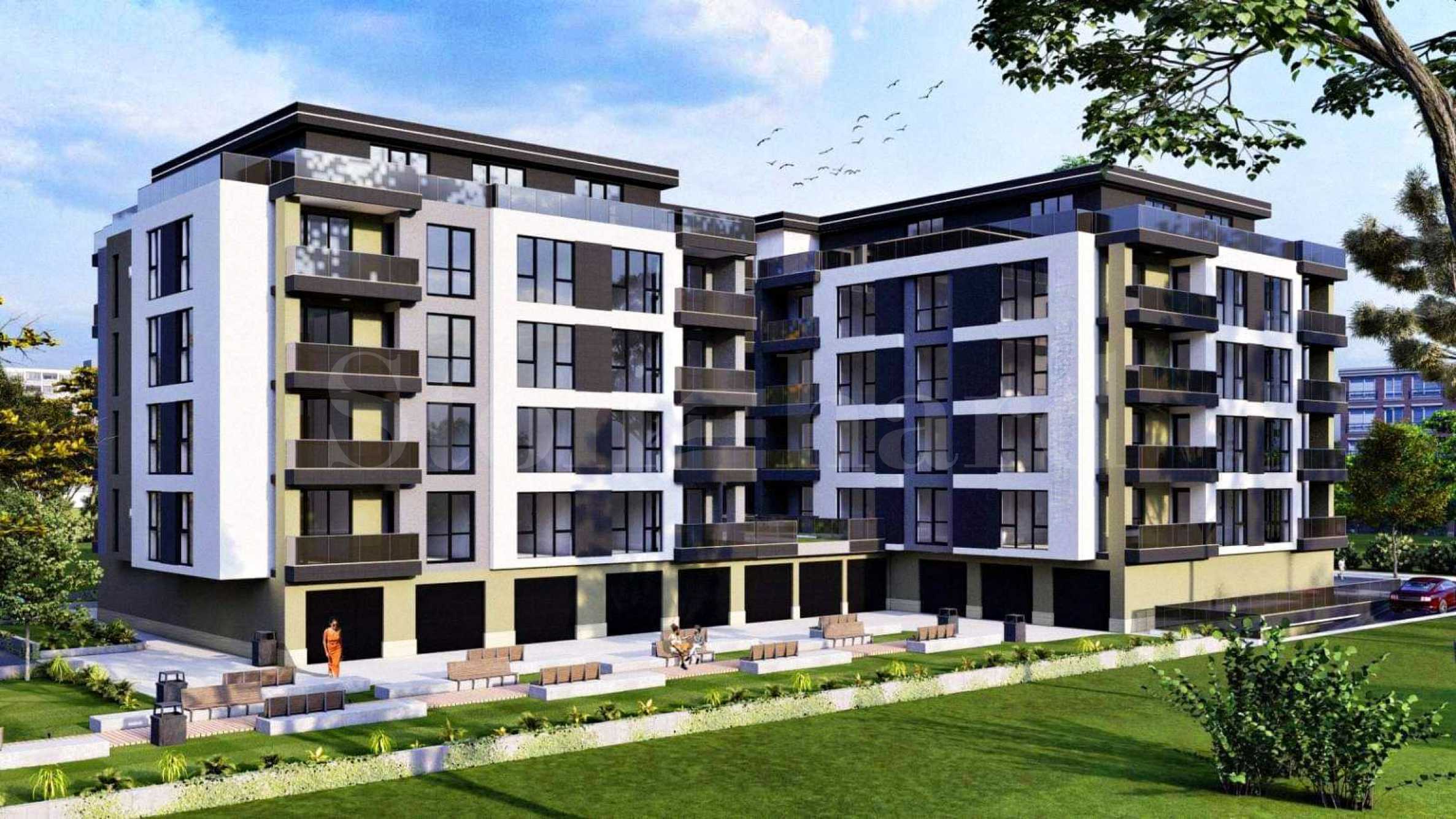 Apartments in a new modern building in the district 