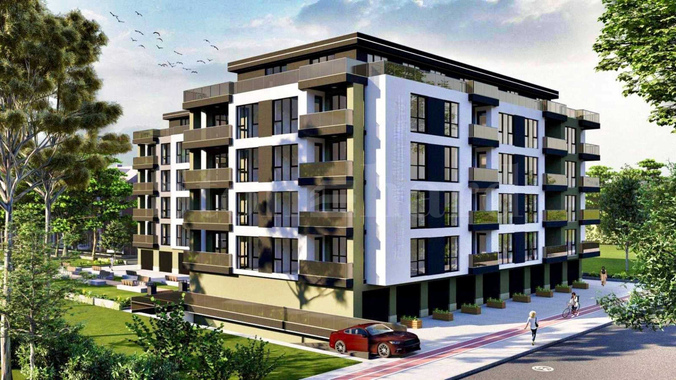 Apartments in a new modern building in the district 