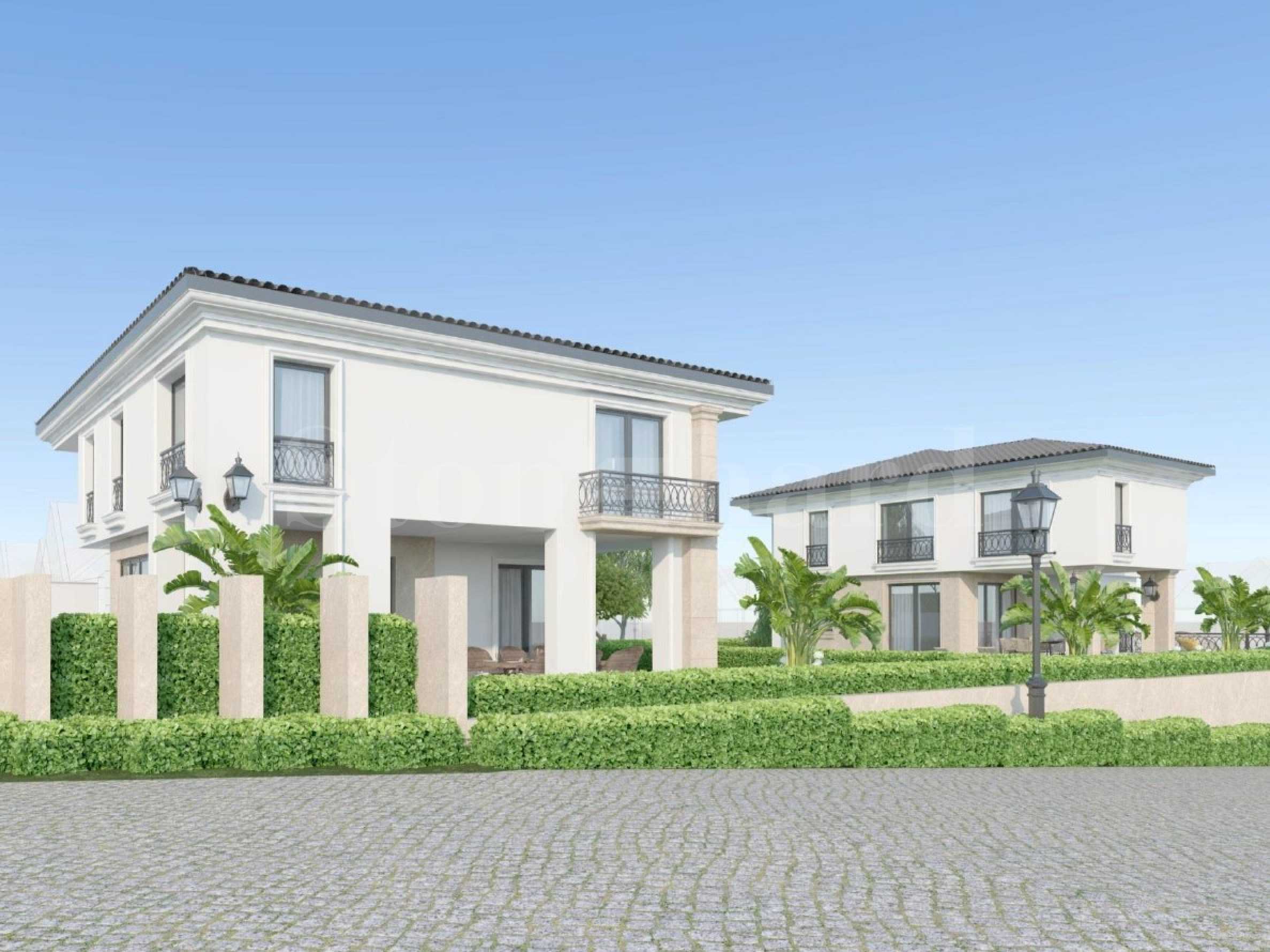 Two-storey houses in a modern complex in Belashtitsa, near Plovdiv 1 - Stonehard