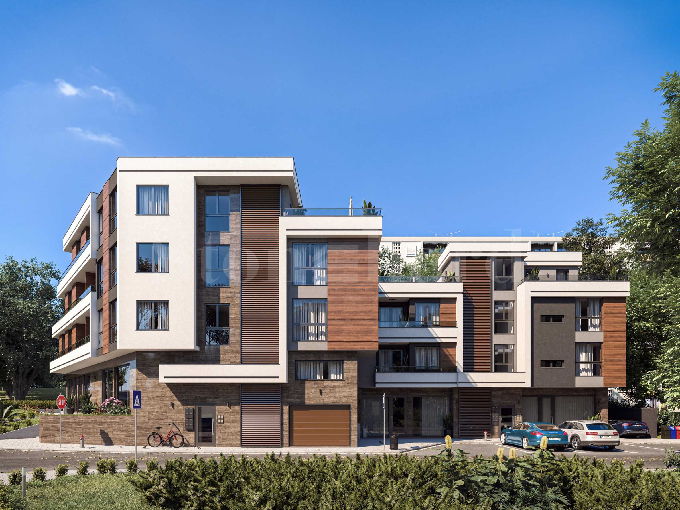 Neat new building with a communicative location in the 