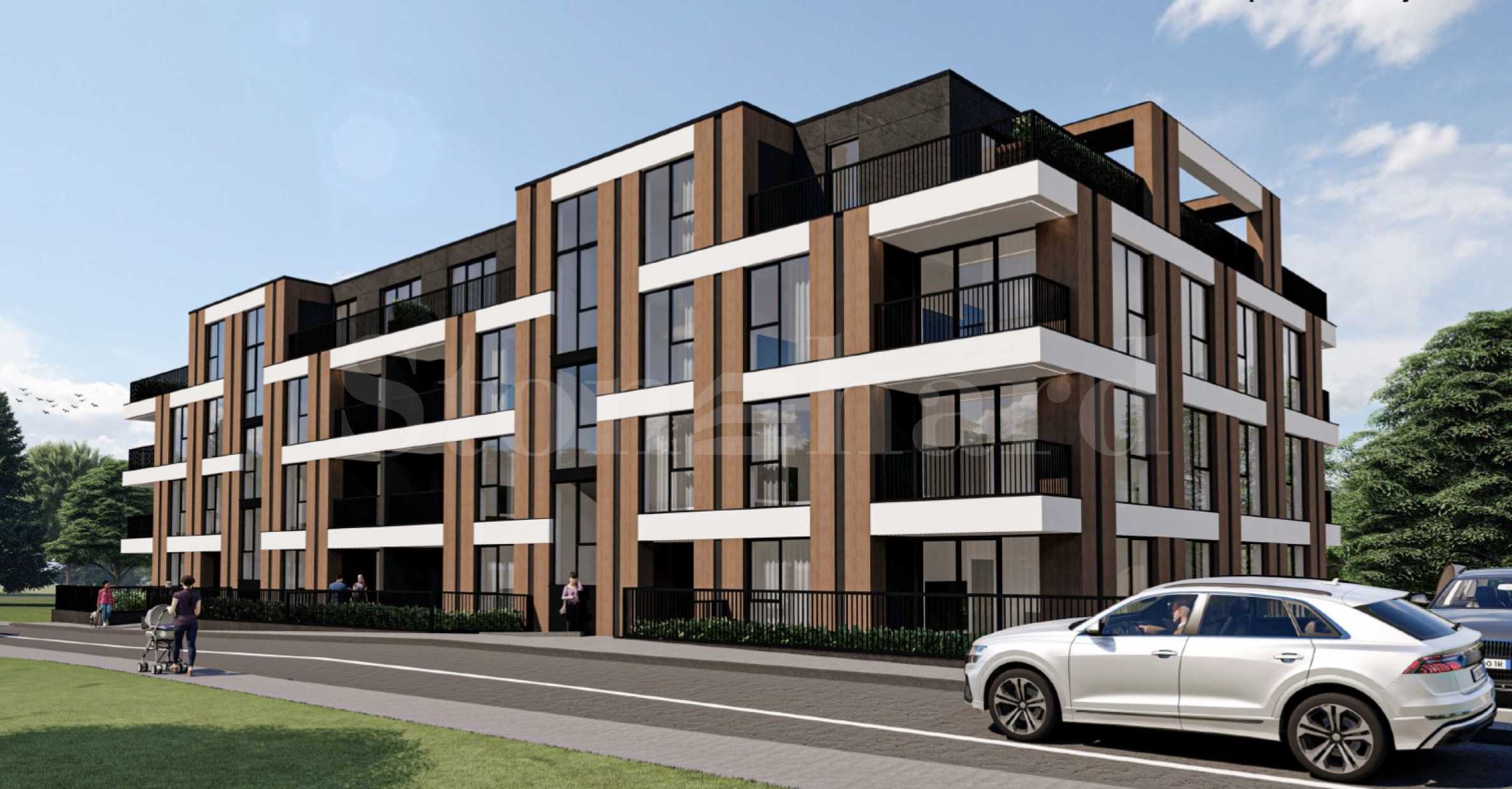 Apartments in a new building with a park, next to the metro and NBU 1 - Stonehard