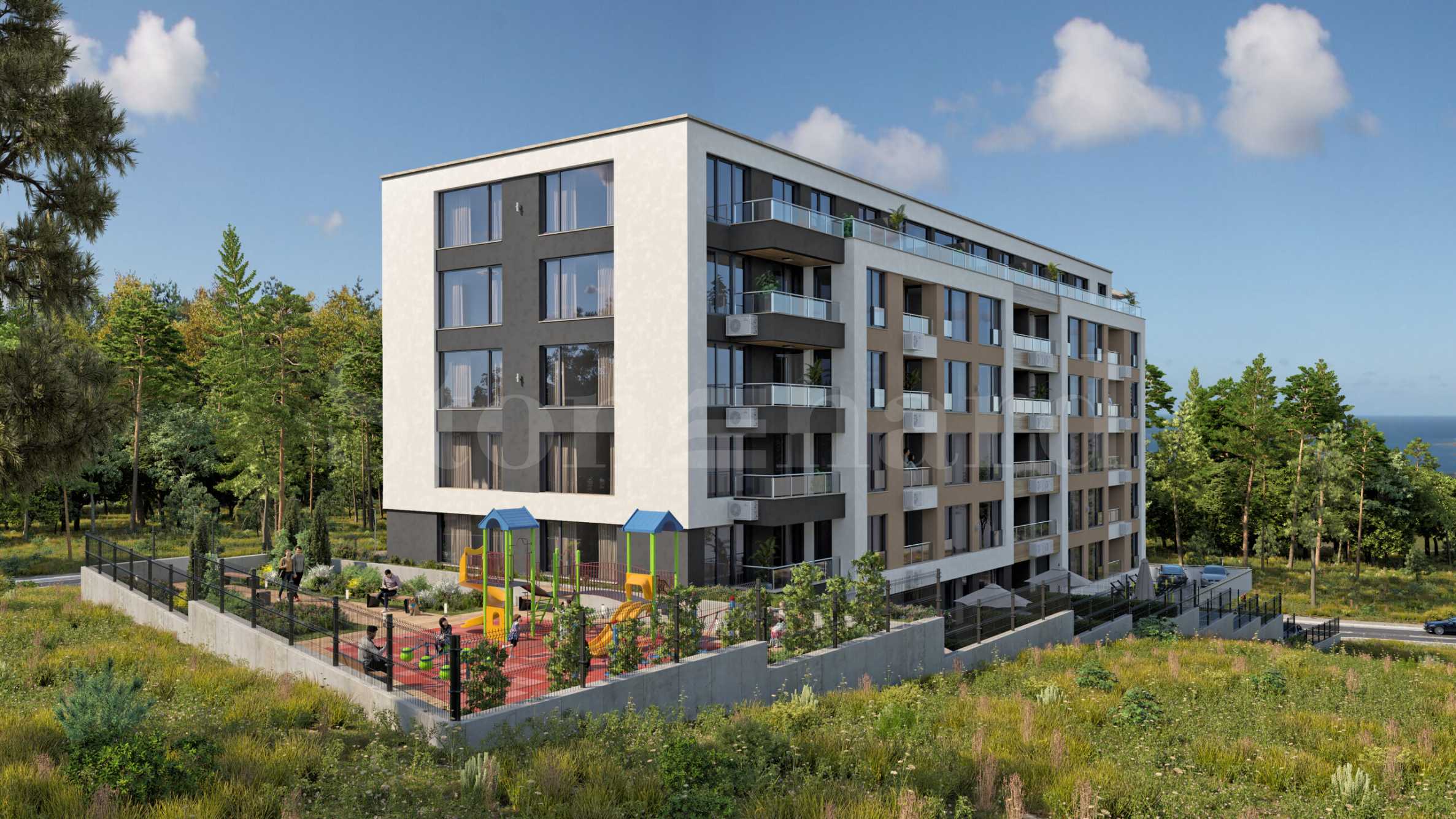 Apartments in a new residential building with a panorama of Lake Vaya in Burgas 1 - Stonehard