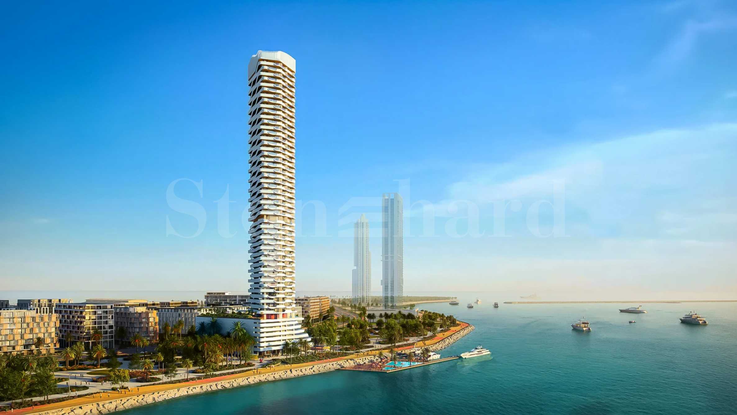 Beachfront apartments in Breez by Danube, Dubai Maritime City 1 - Stonehard