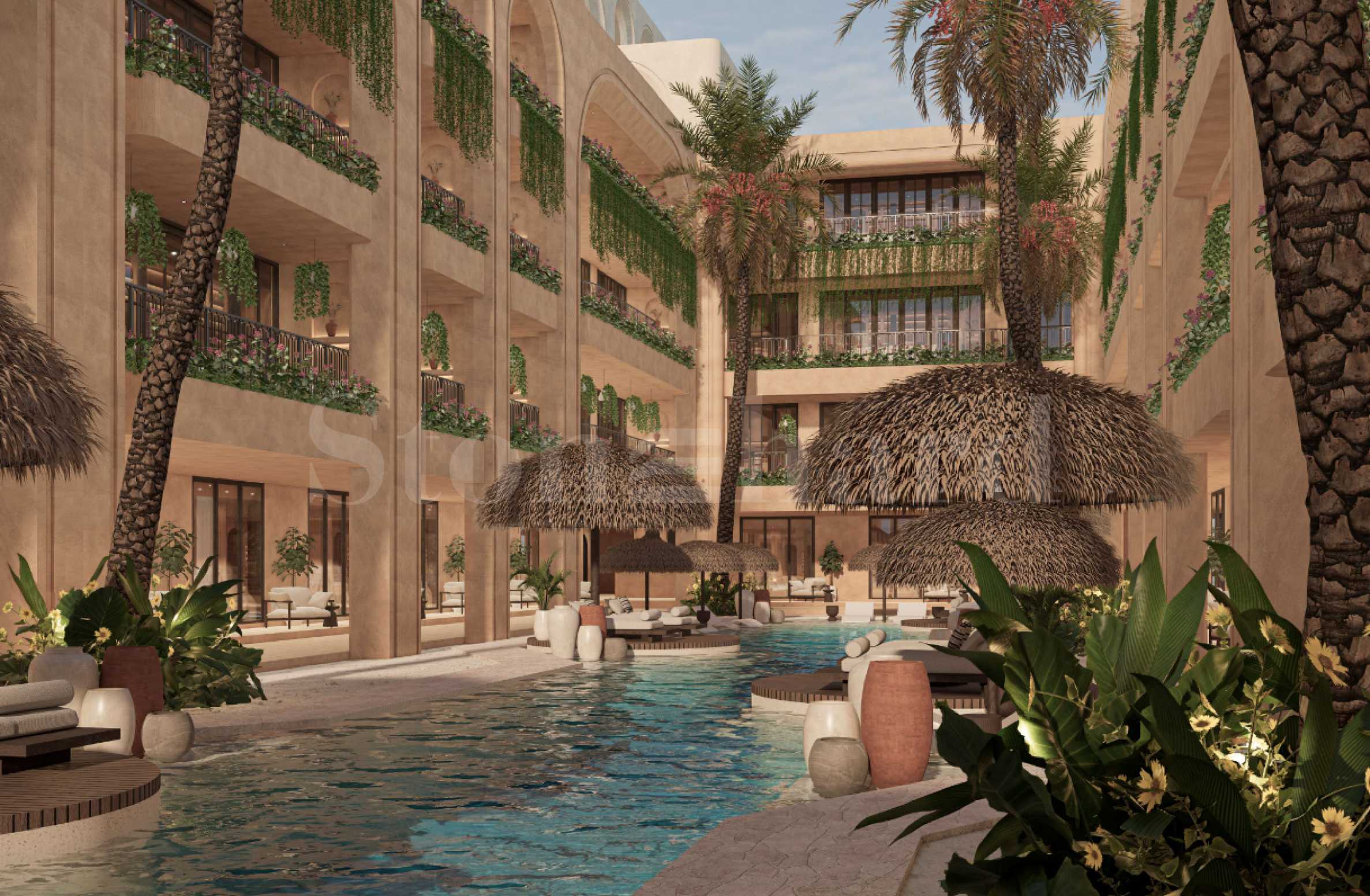 Fully furnished apartments in a luxury paddle and wellness resort on the island of Bali2 - Stonehard