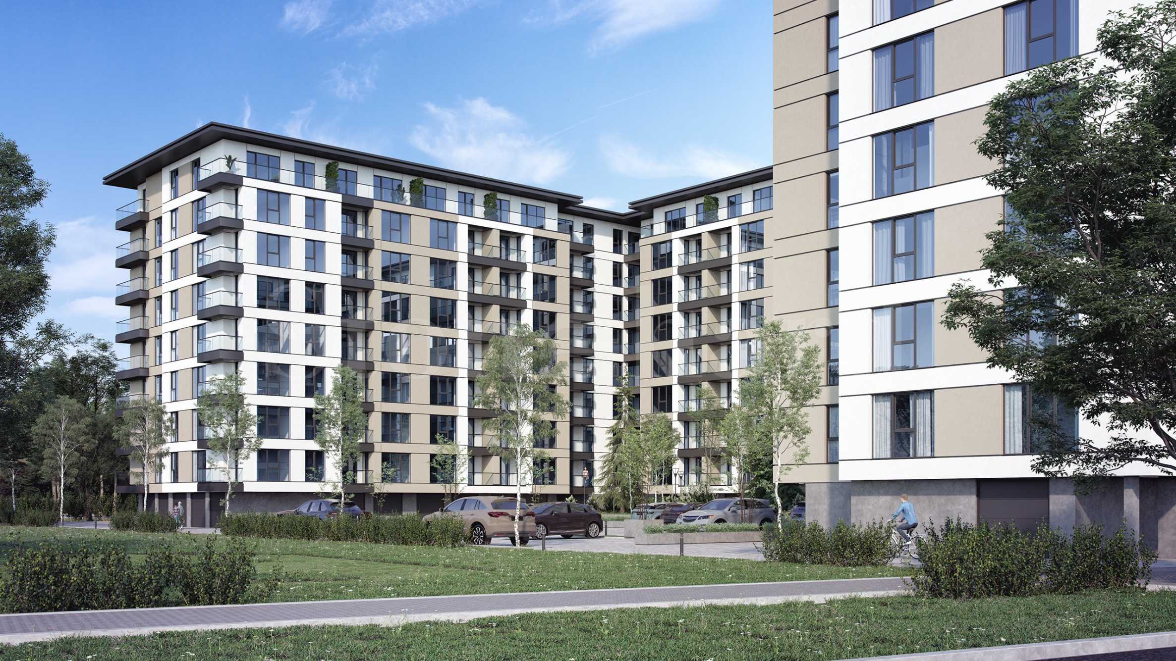 Apartments in an innovative complex in the 