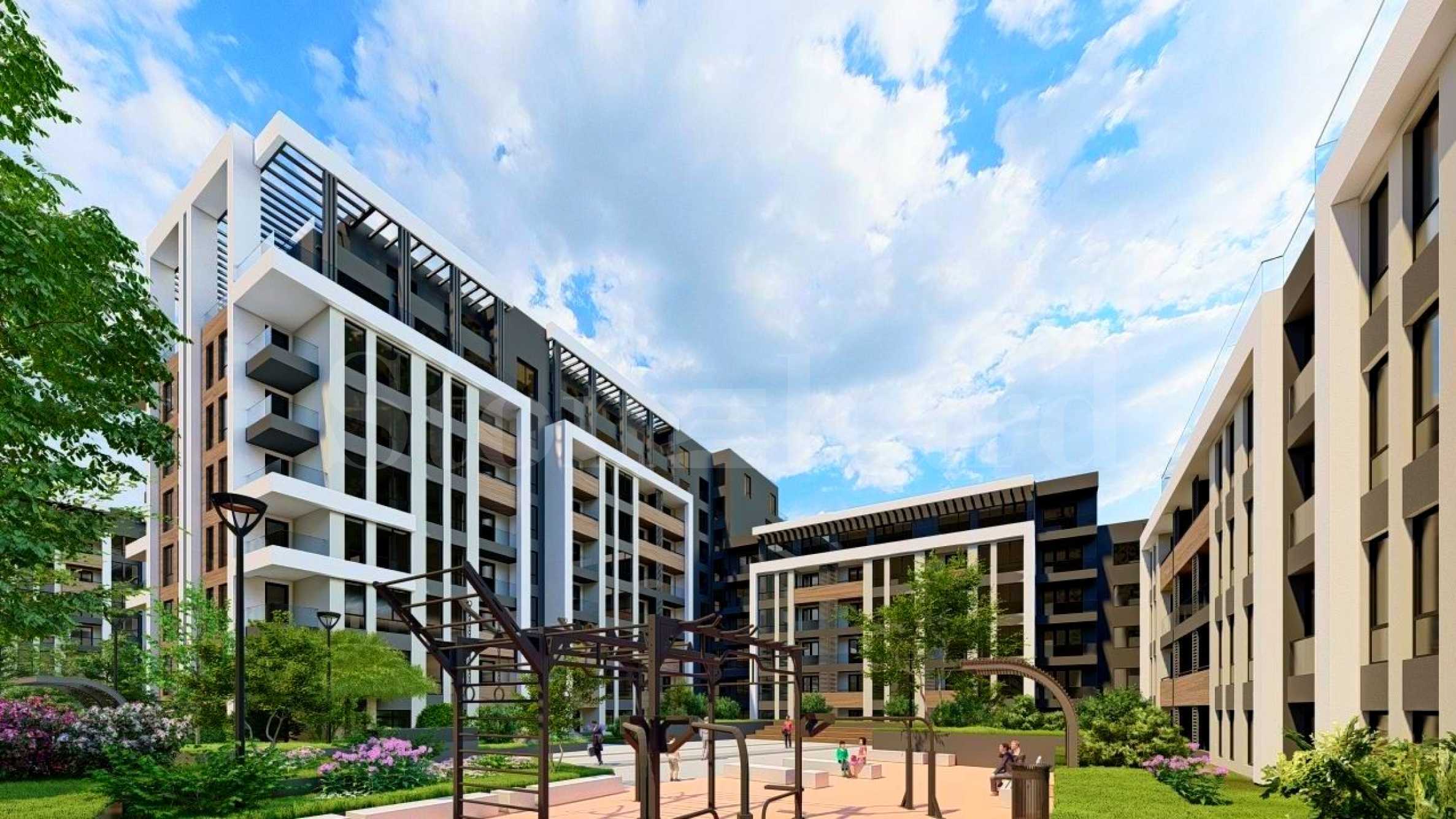 Apartments in a new generation complex in the 