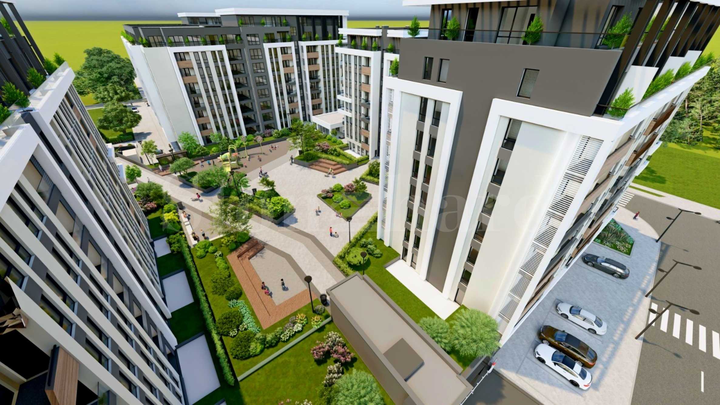 Apartments in a new generation complex in the 