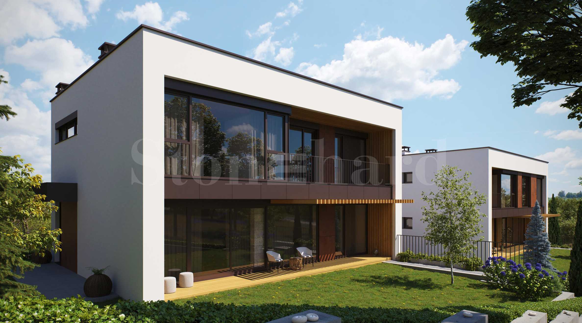 Еднофамилни къщи със собствен двор в нов комплекс в полите на Витоша2 - Stonehard
