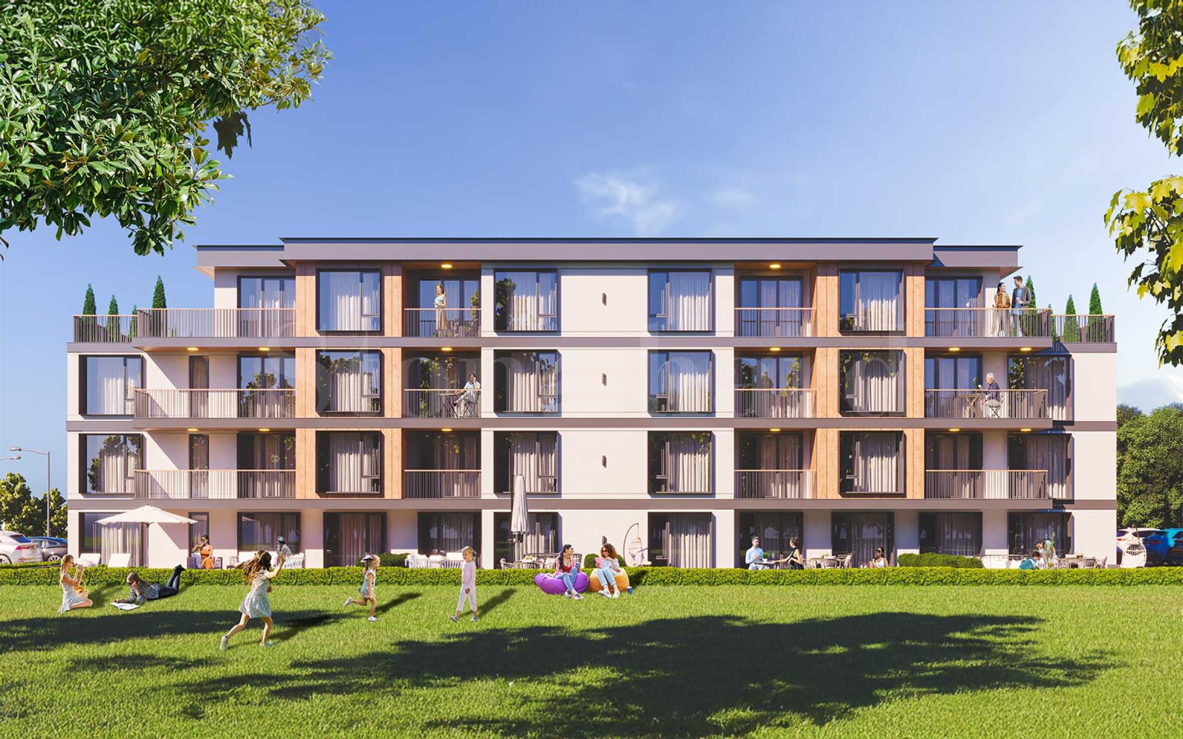 Apartments in a new boutique building in the 