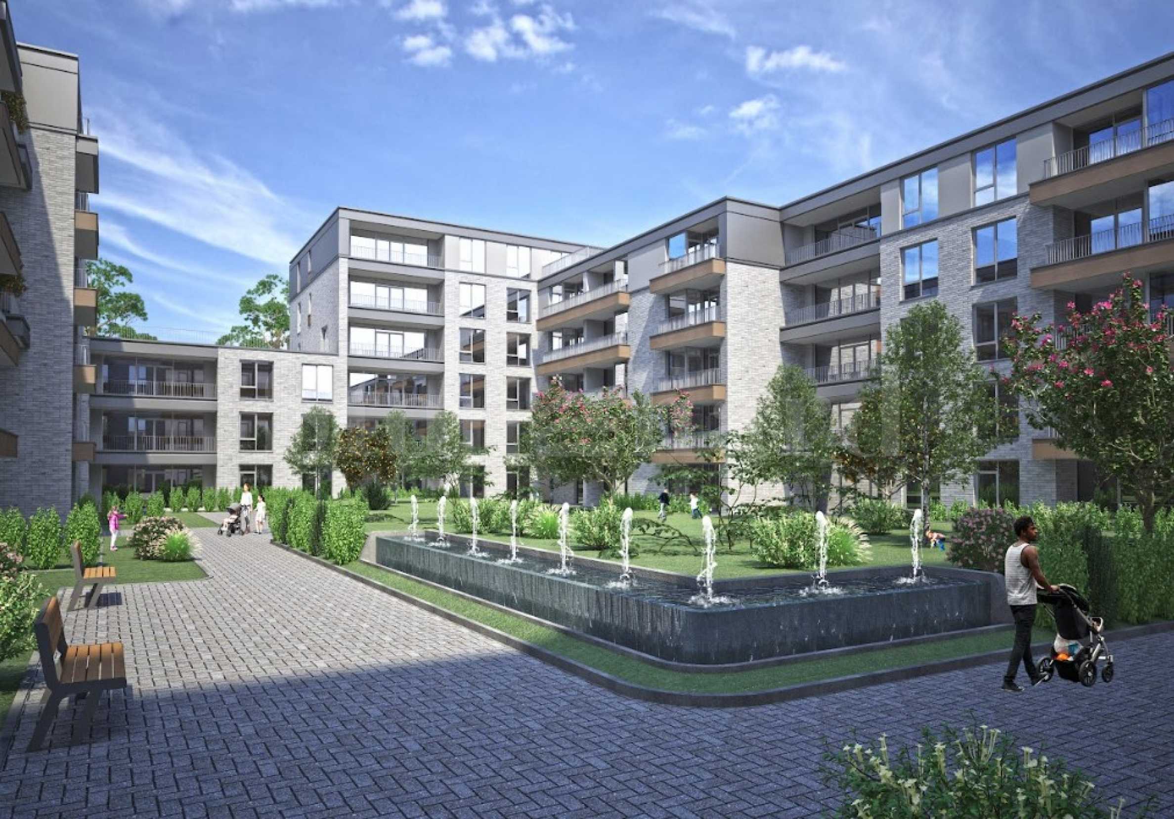 Apartments in a closed complex in a quiet and green environment, next to a future river park1 - Stonehard